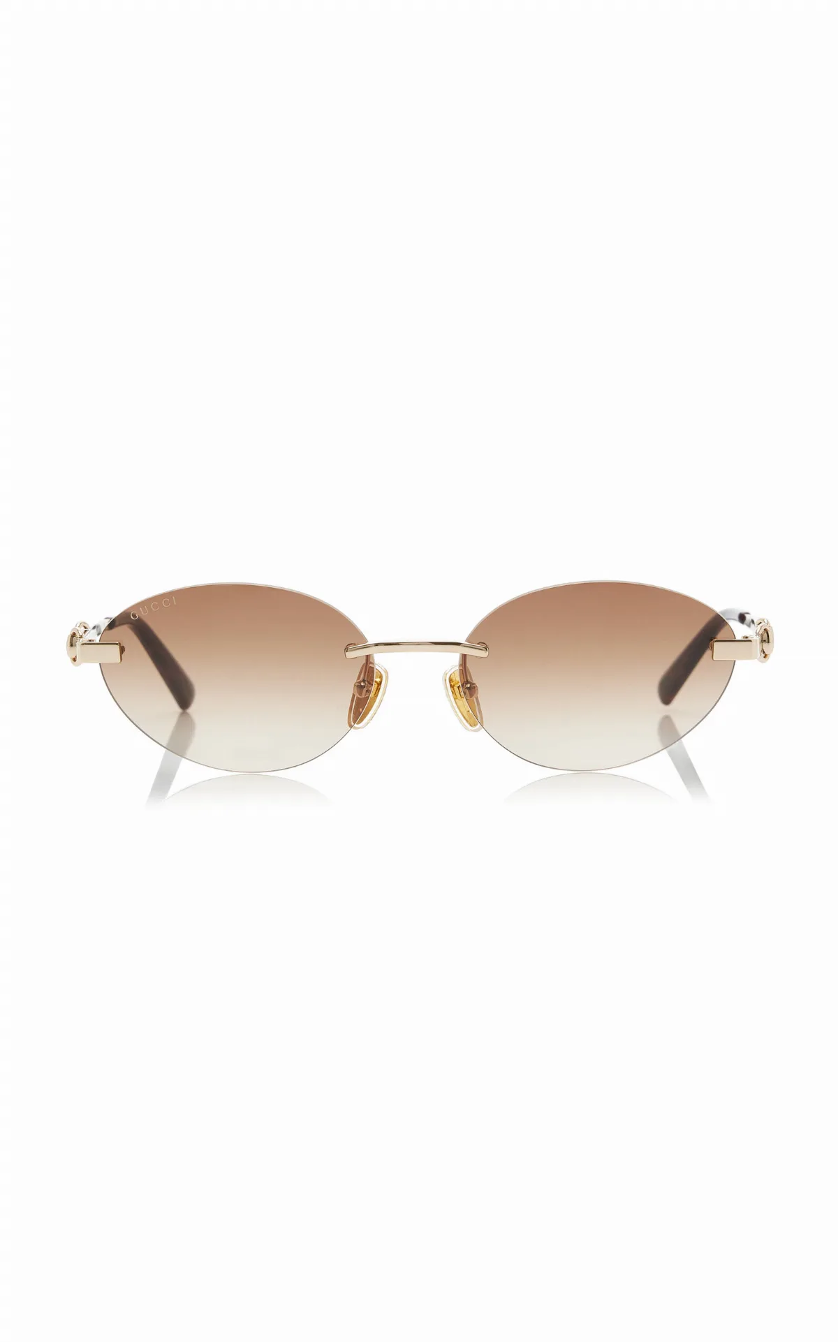 Round-Frame Metal Sunglasses