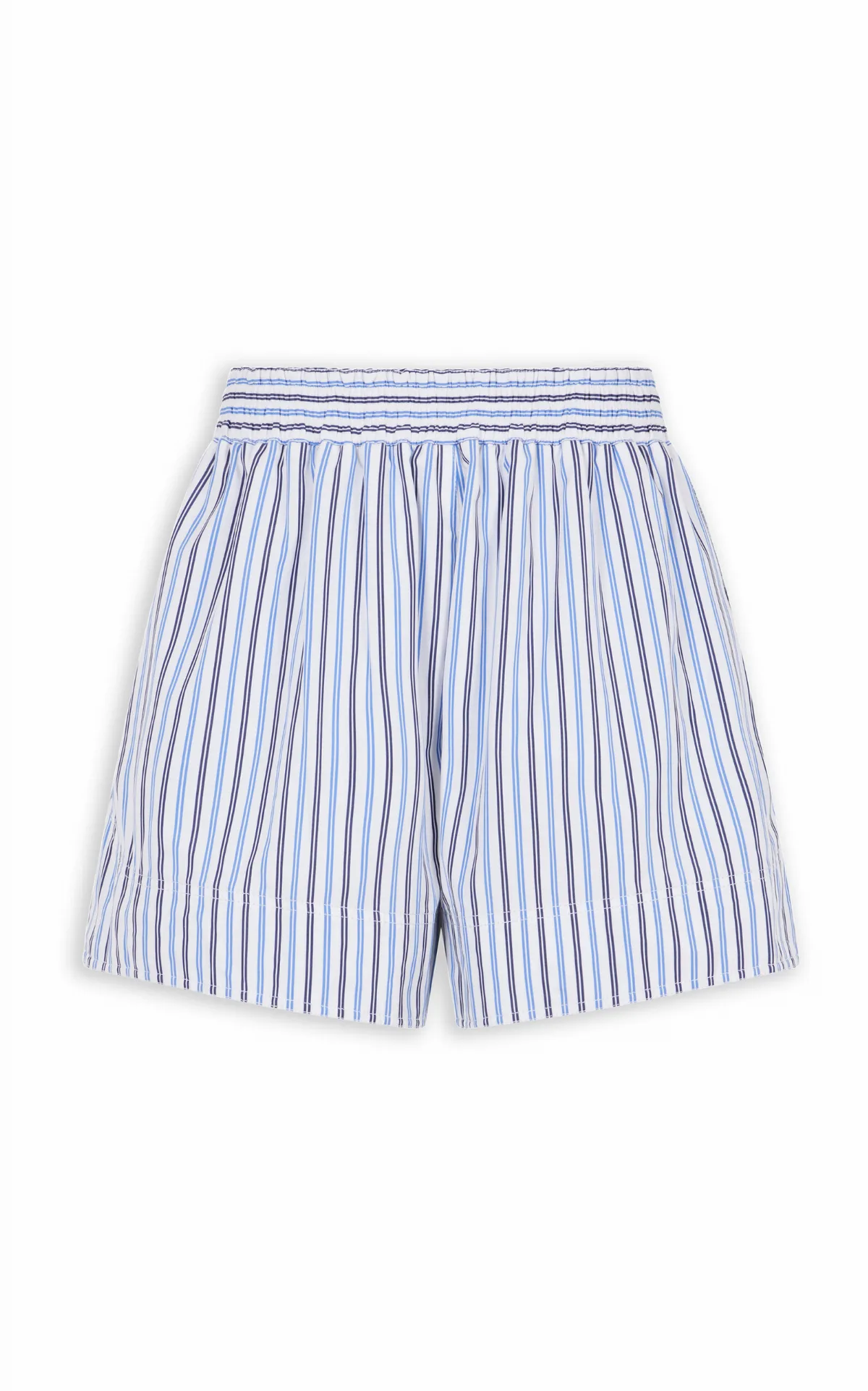 Striped Side-Slit Shorts by Rabanne