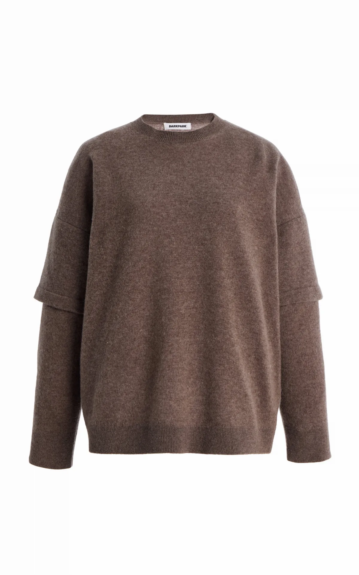 Troy Double-Sleeve Cashmere-Wool Top by DARKPARK
