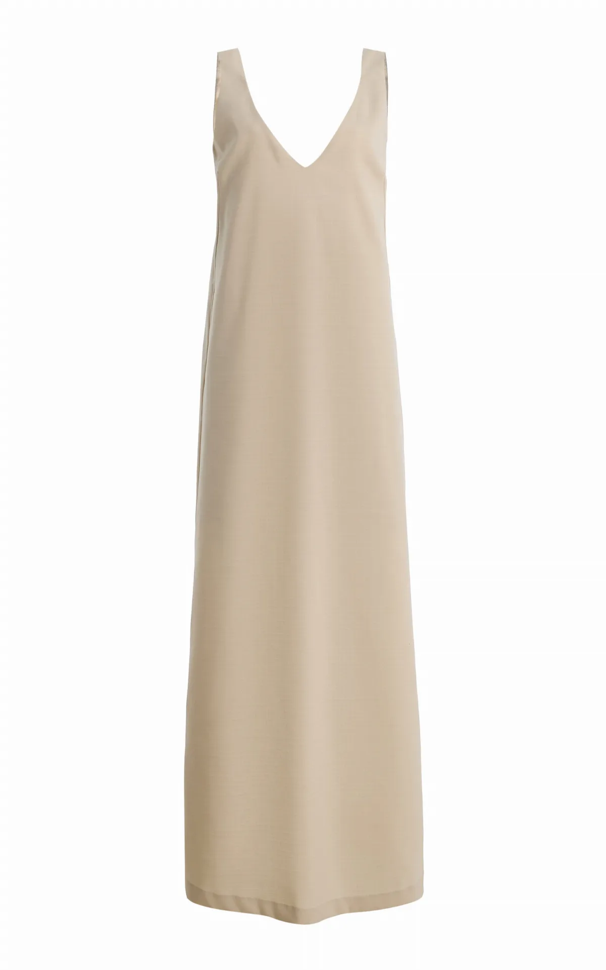 V-Neck Wool-Blend Maxi Dress by House of Dagmar