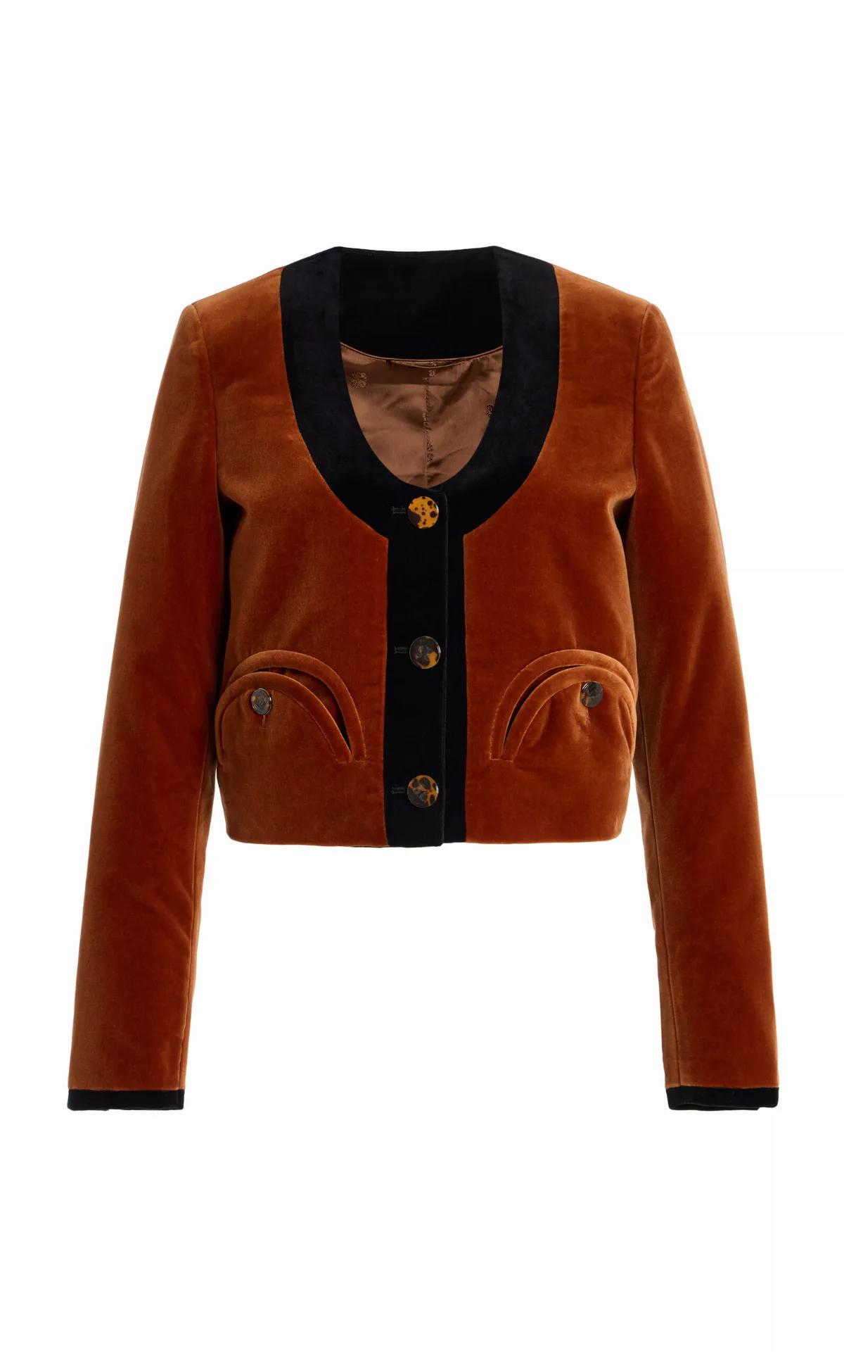 Spiti Cotton-Velvet Bolero by Blazé Milano