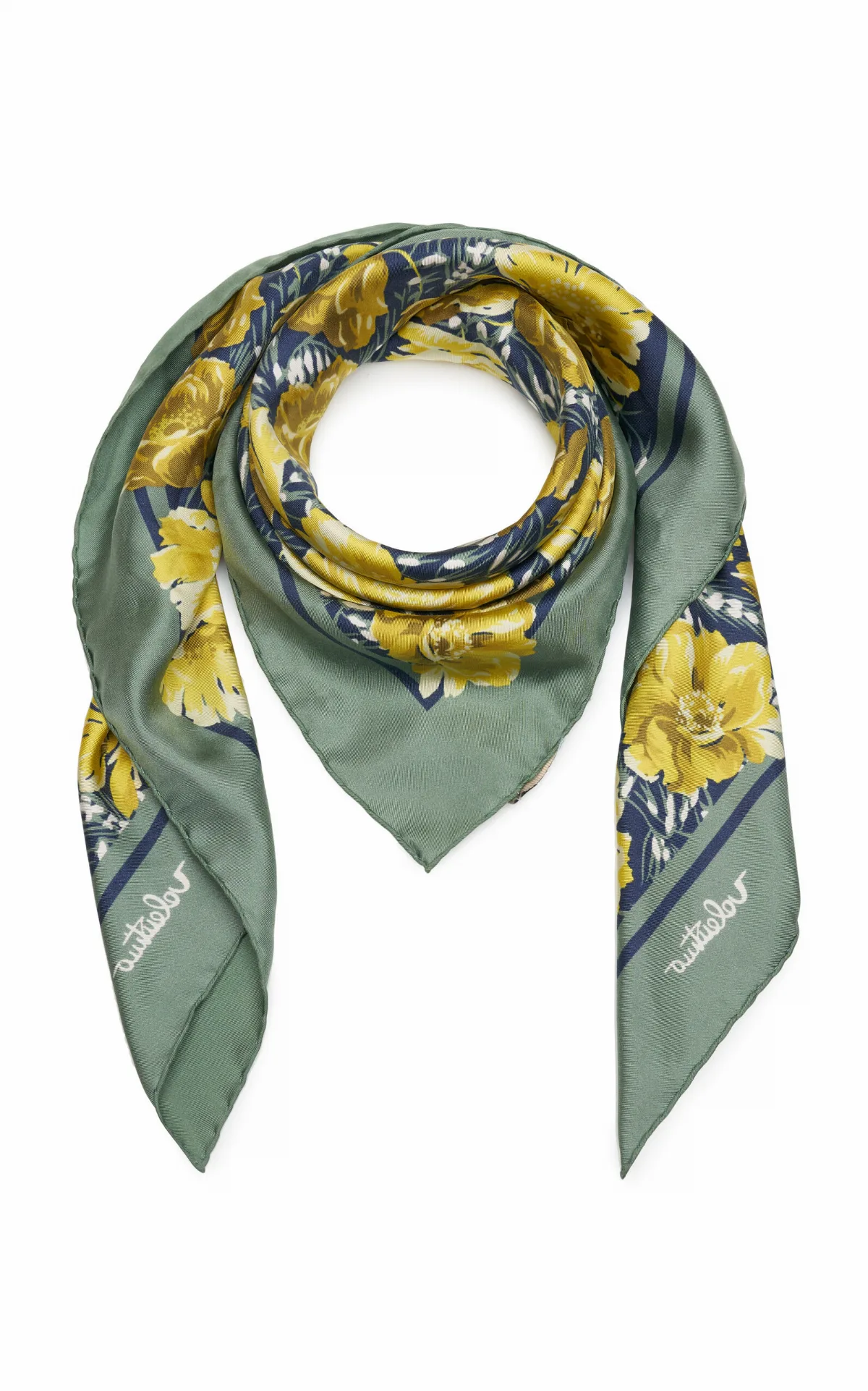 Printed Silk Scarf by Valentino Garavani