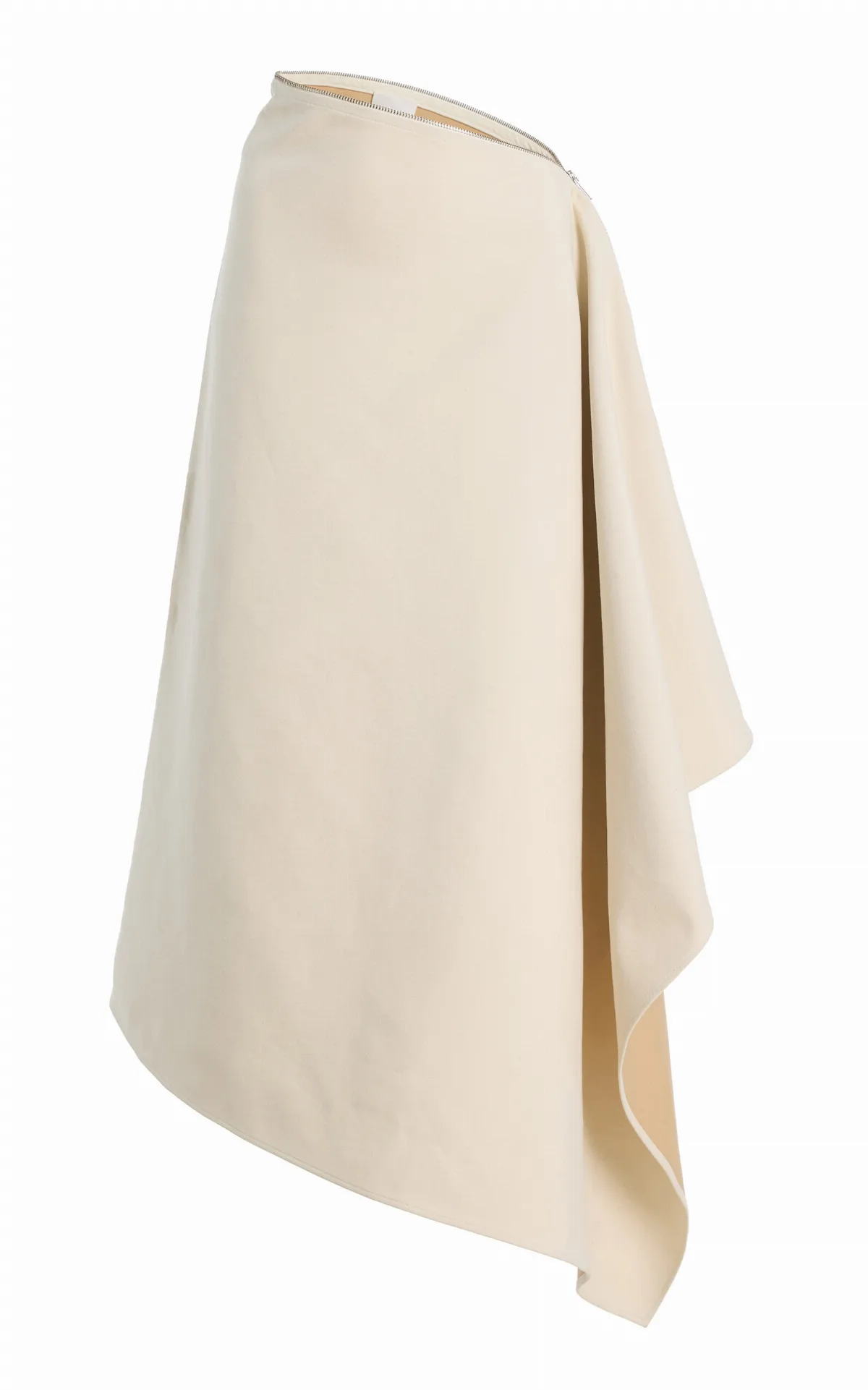 Cotton Canvas Maxi Skirt by BEVZA