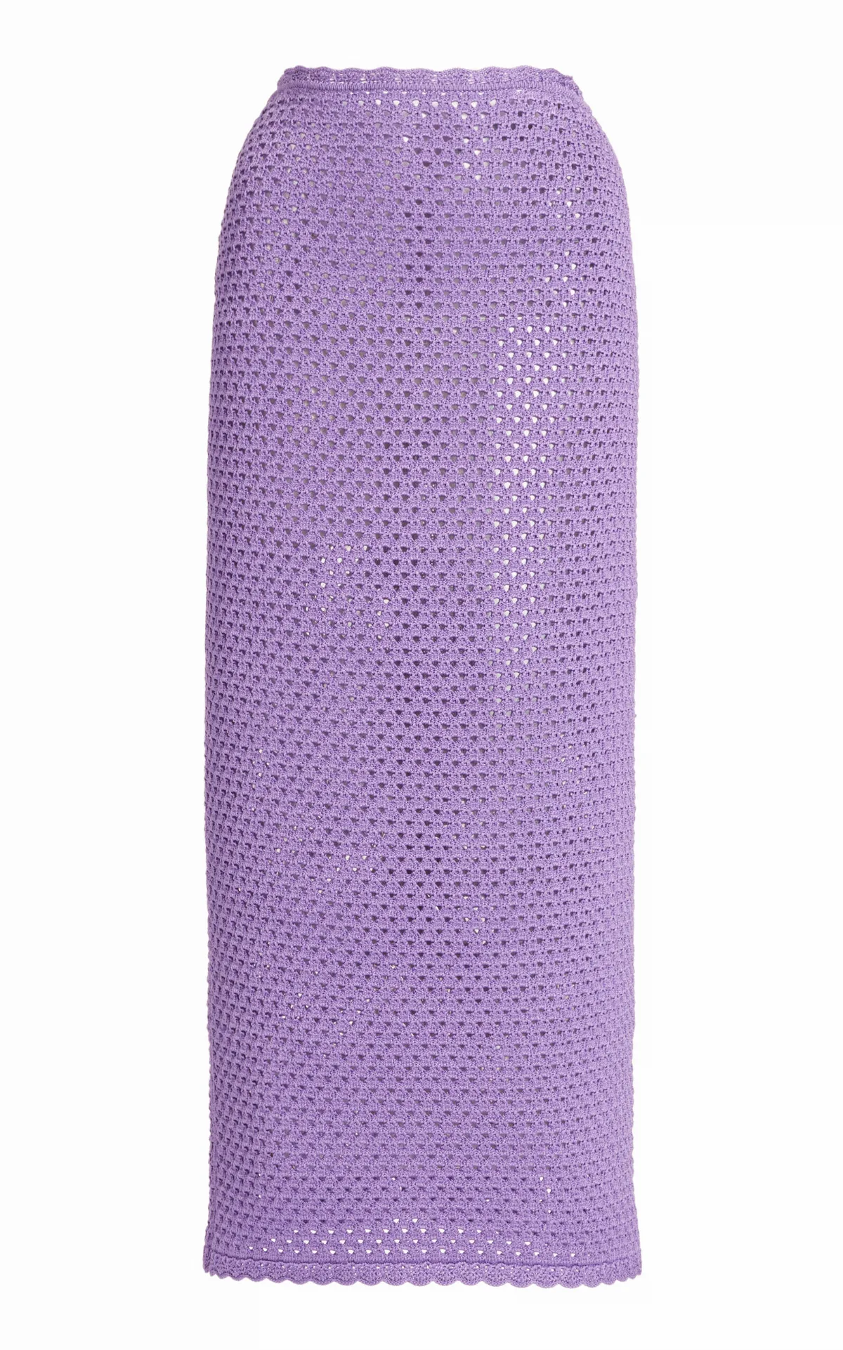 Crocheted Cotton Midi Skirt by Dolce & Gabbana