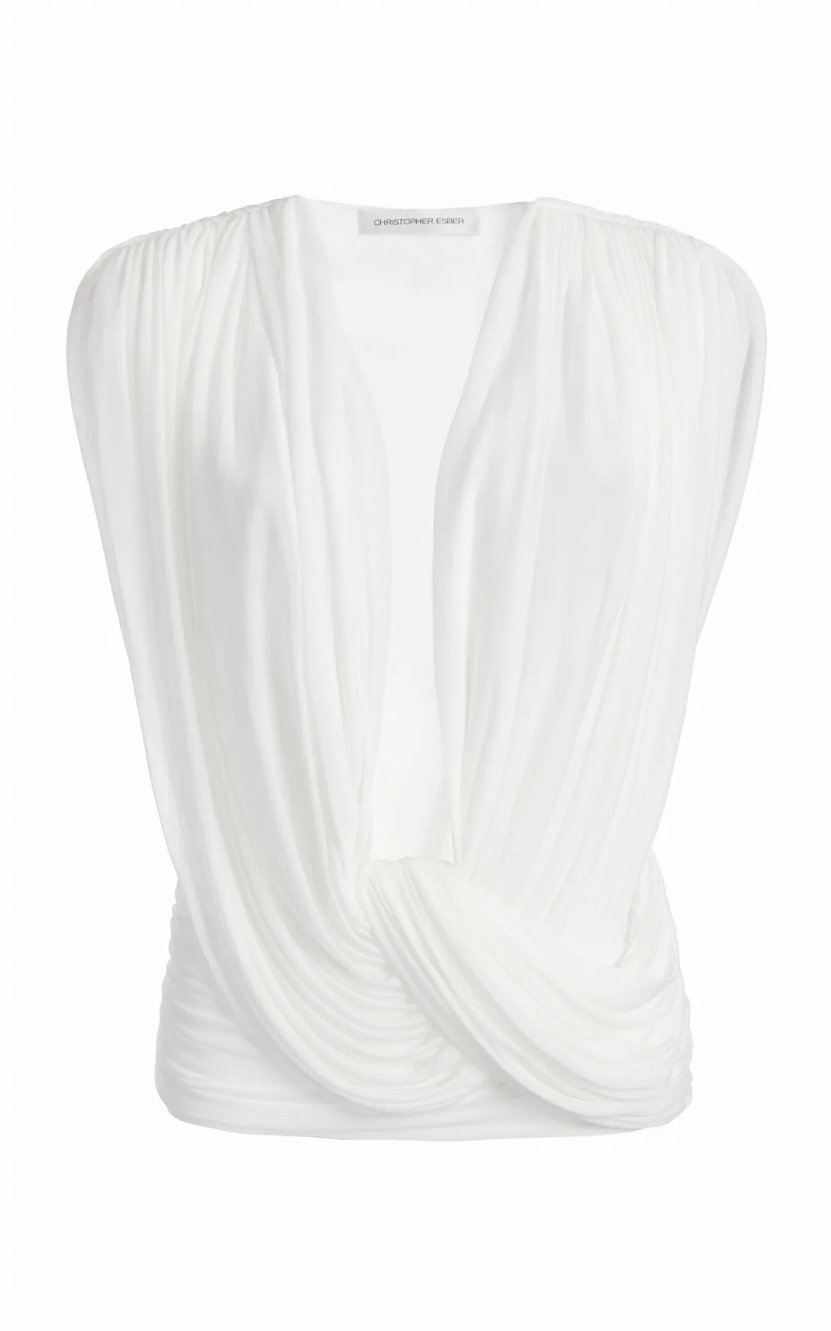 Ripple Drape Top by Christopher Esber