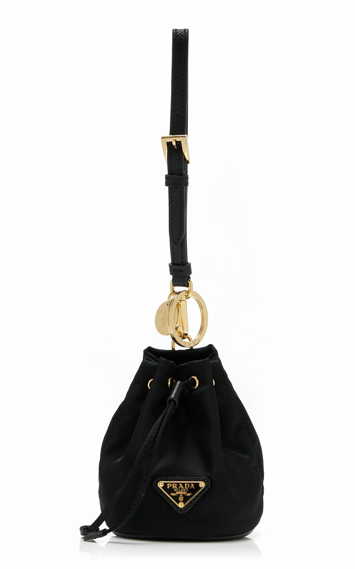 Mini Icon Re-Nylon Bag Charm by Prada