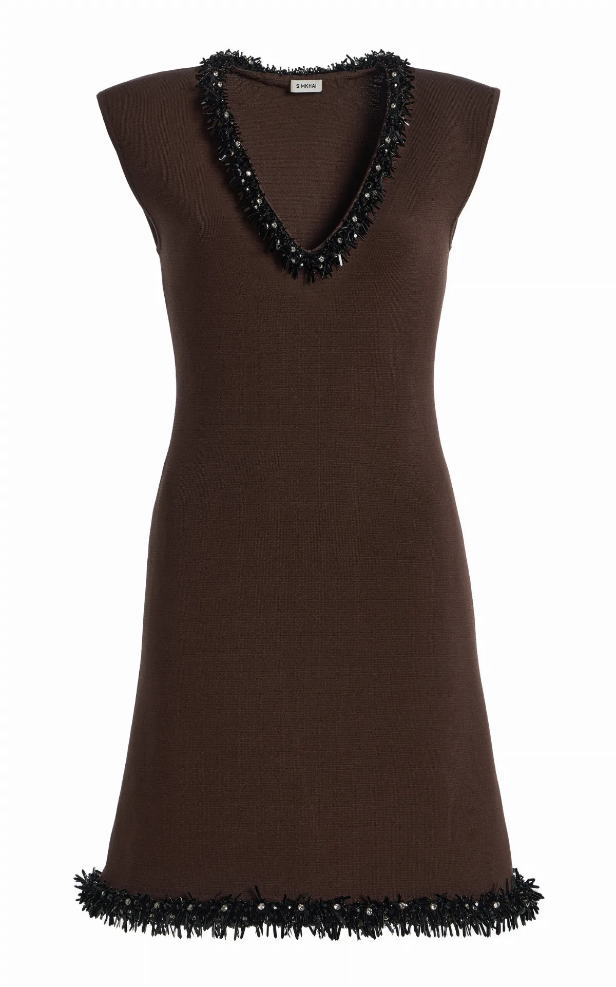 Suki Embellished Jersey Mini Dress by SIMKHAI
