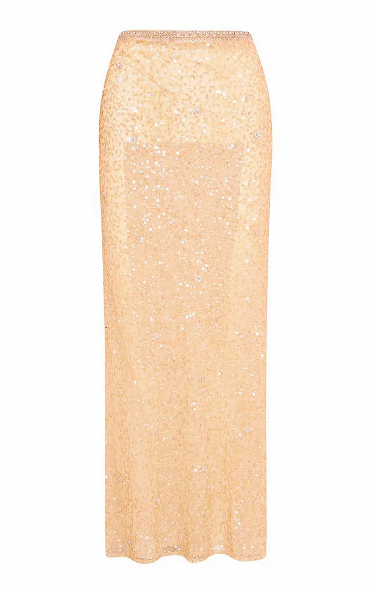 Lyndy Sequined Maxi Skirt by LoveShackFancy