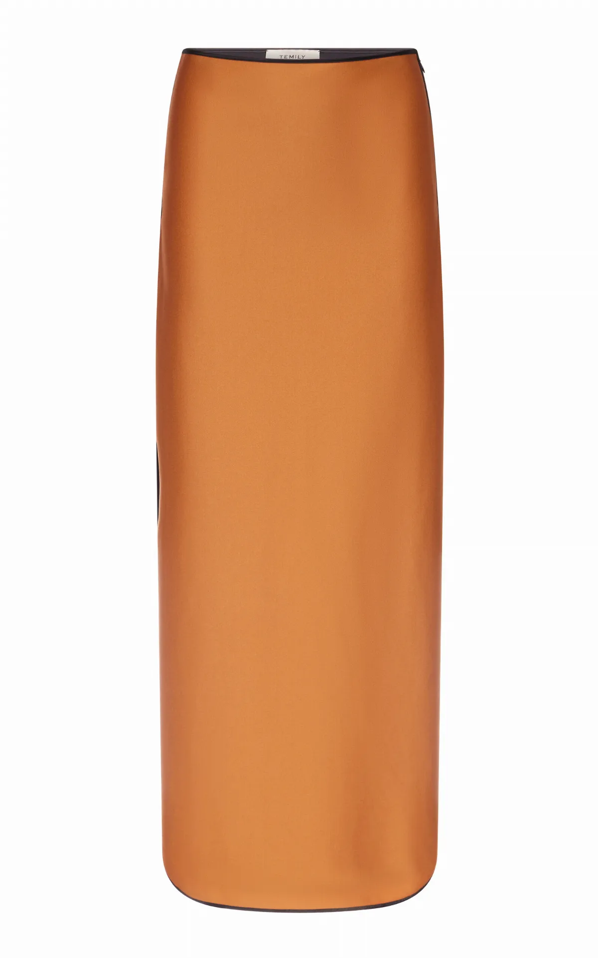 Summer Bones Sheath Stretch-Satin Maxi Skirt by Temily