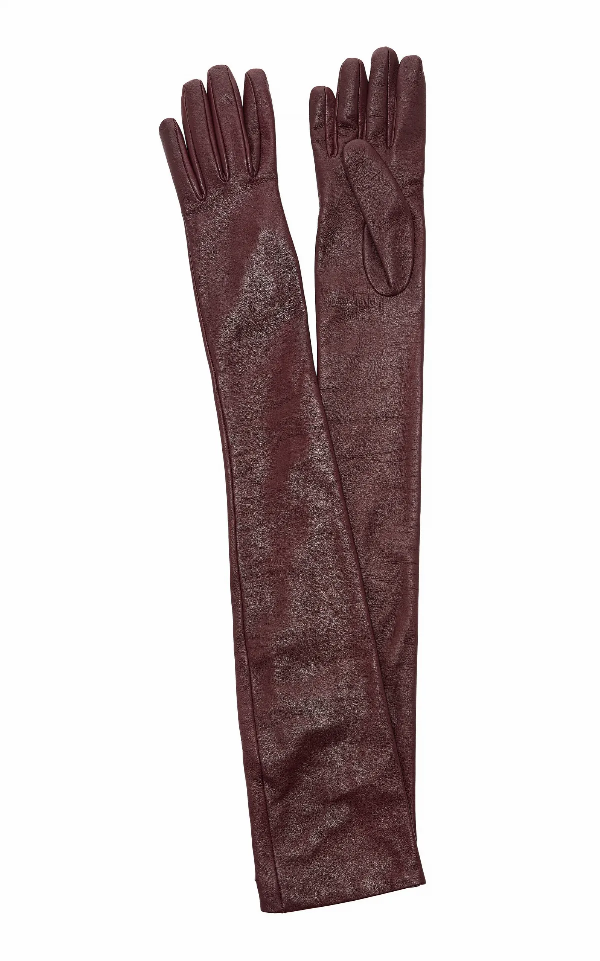 Extra-Long Leather Gloves by Toteme