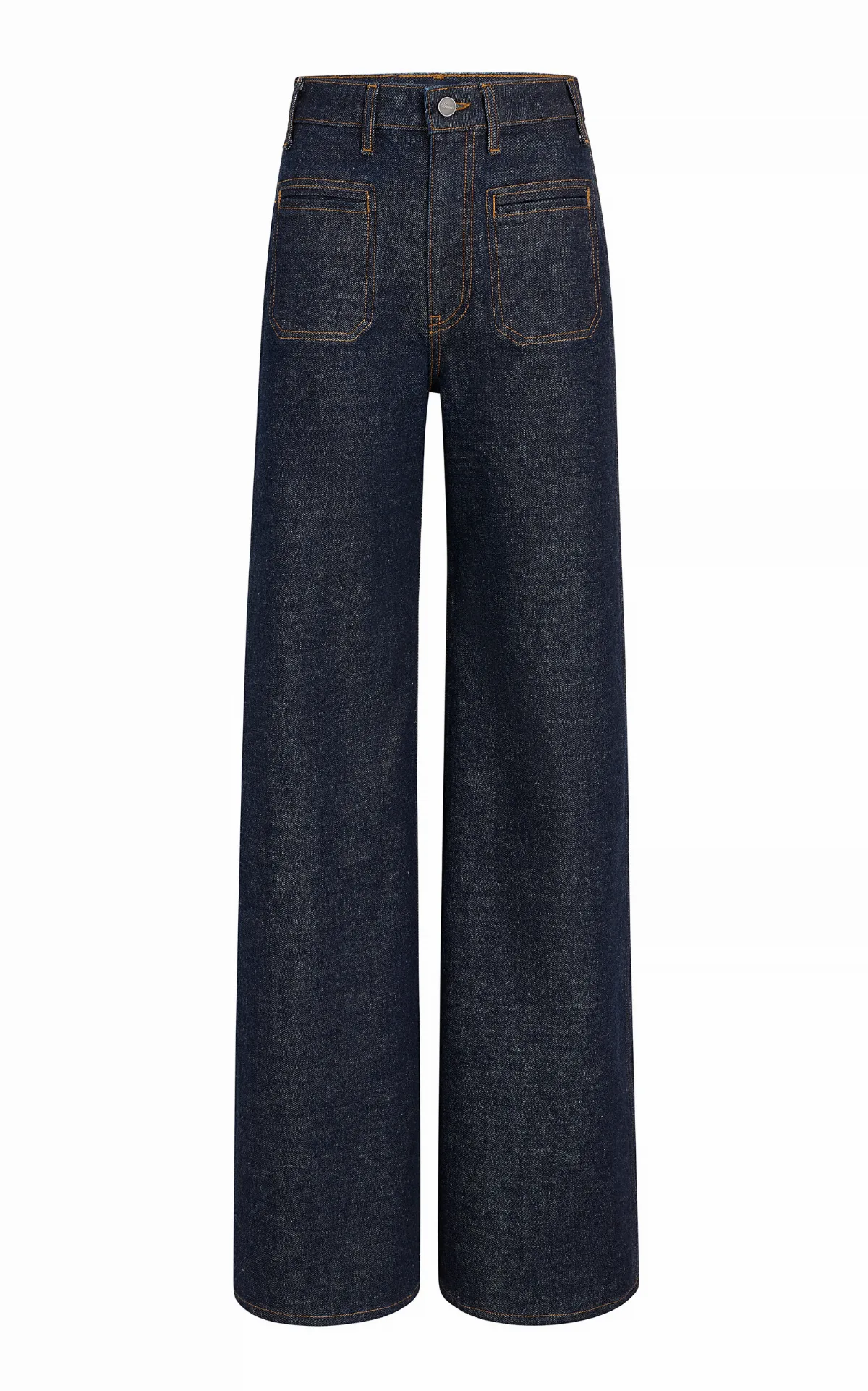 Delmonico Stretch High-Rise Wide-Leg Jeans by Khaite