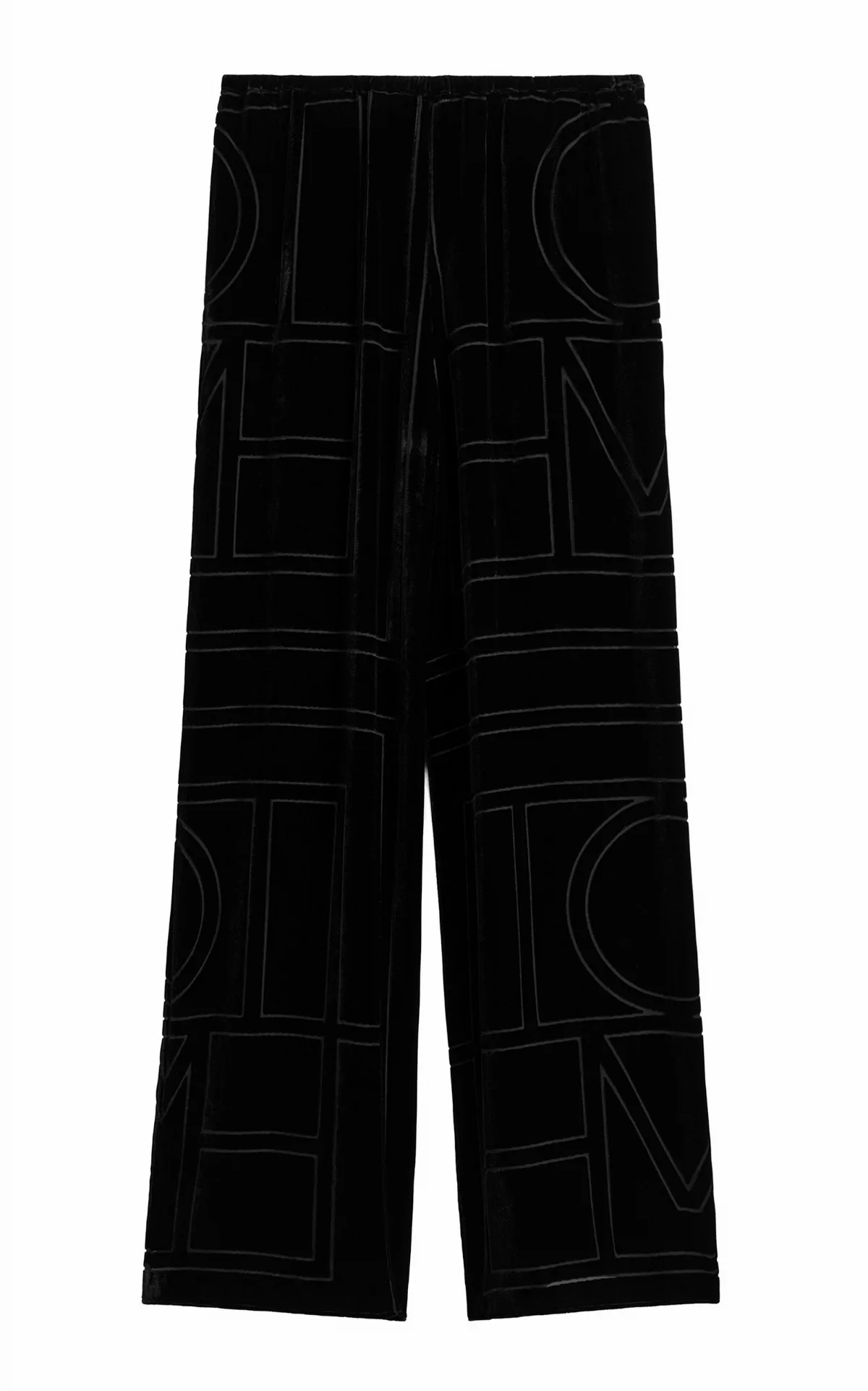 Monogram Devoré PJ Pants by Toteme