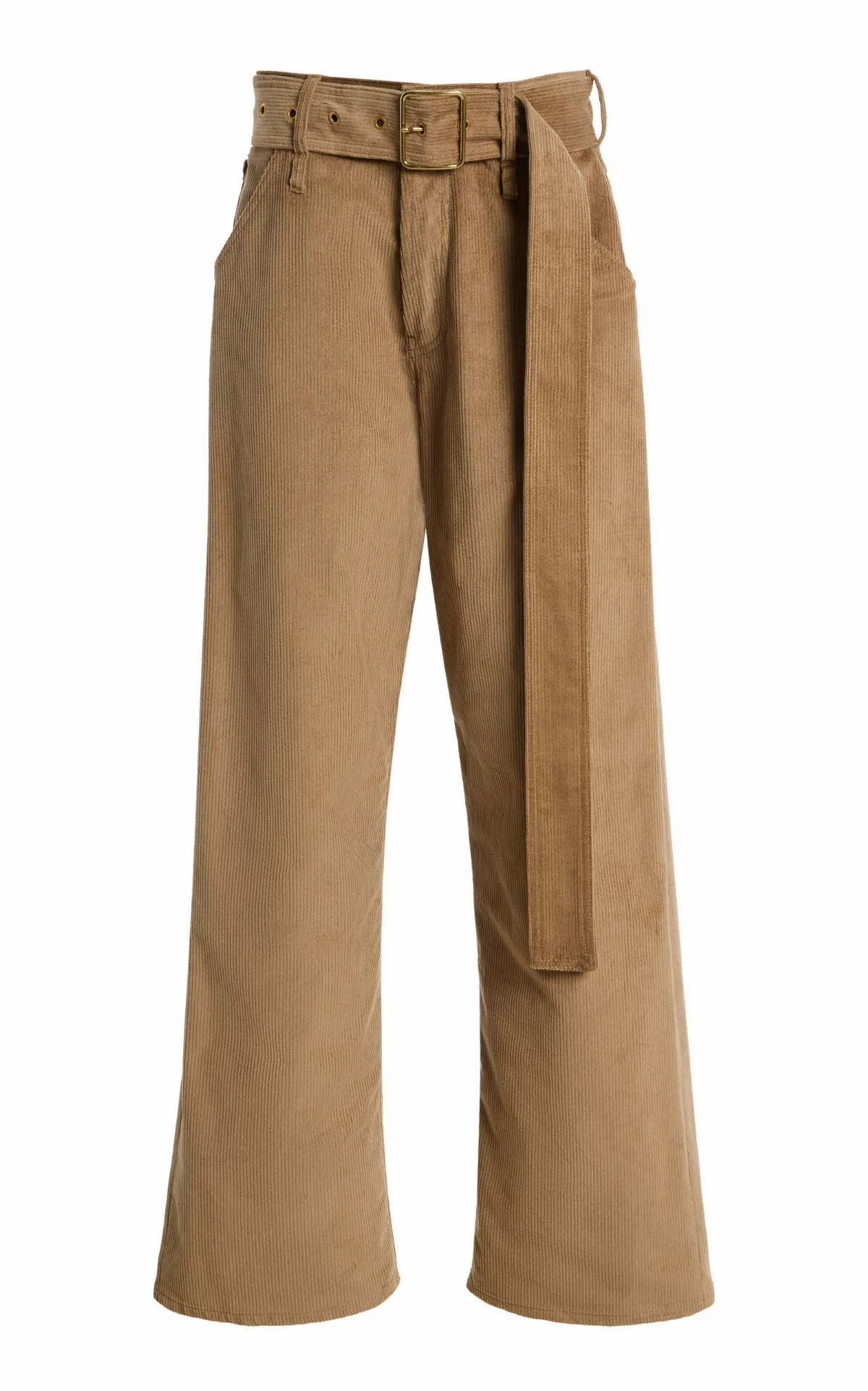 Dalila Belted Corduroy Wide-Leg Pants by DARKPARK