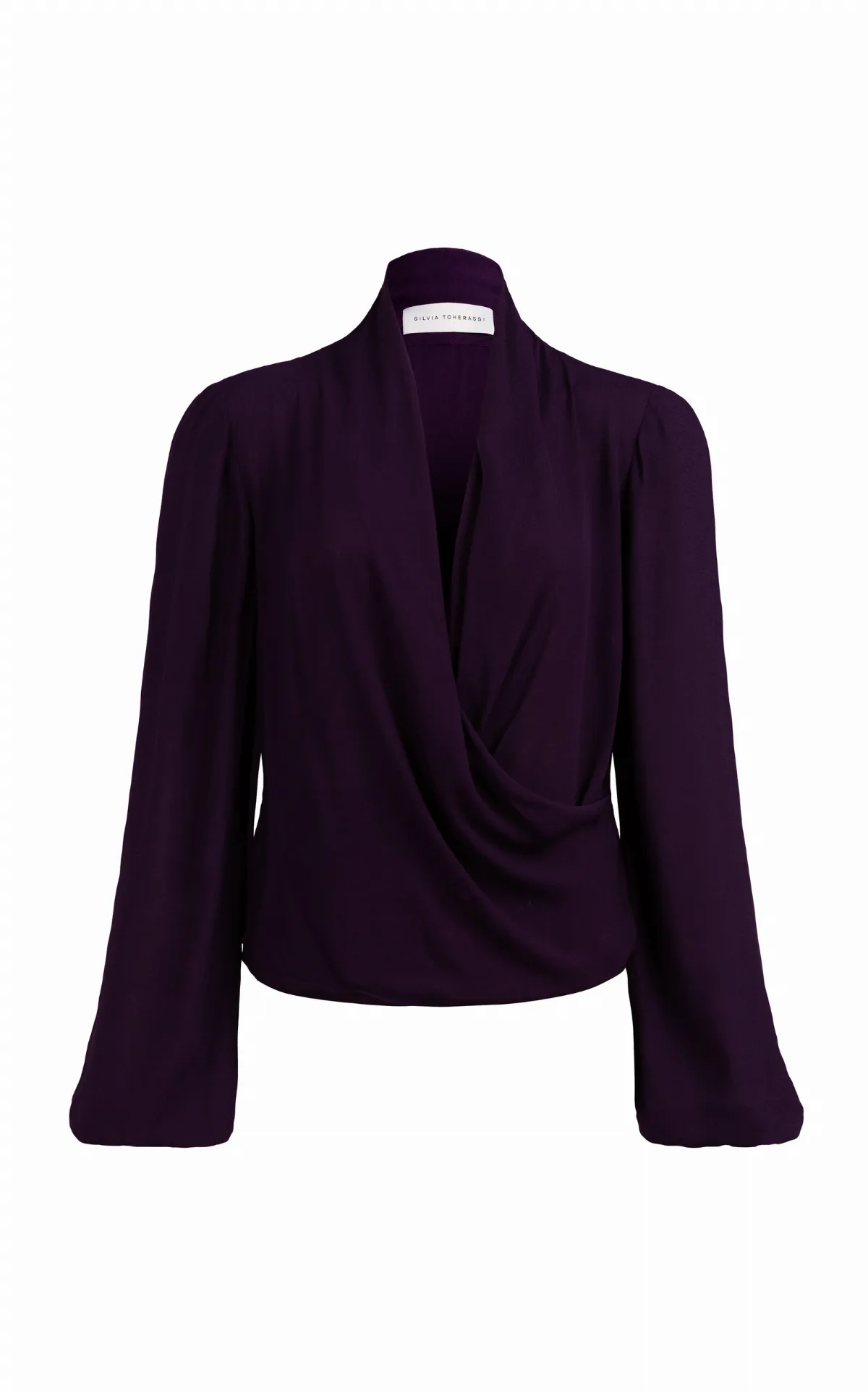 Tea Draped Crepe Top by Silvia Tcherassi