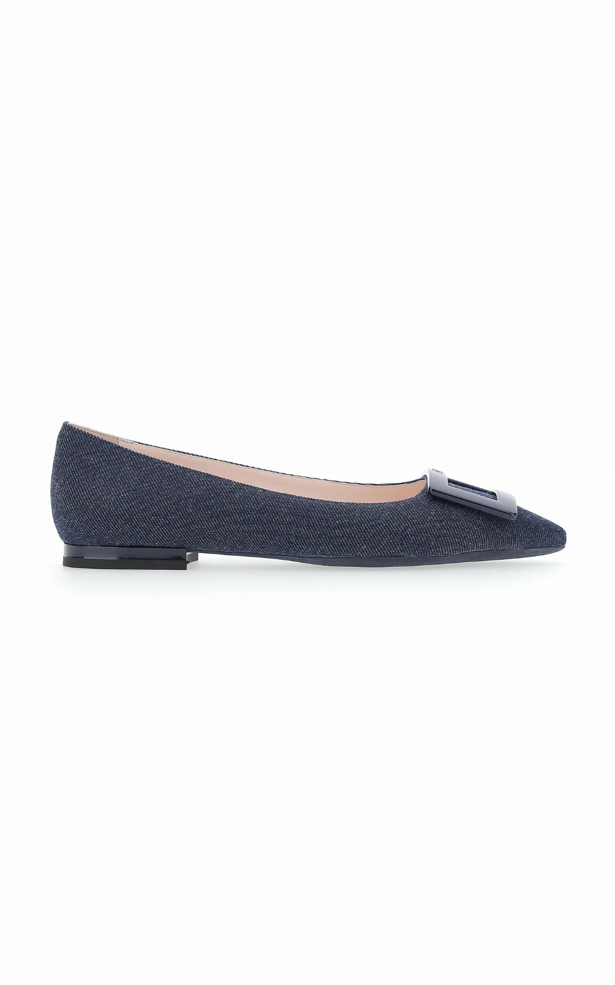 Gommettine Denim Flats by Roger Vivier