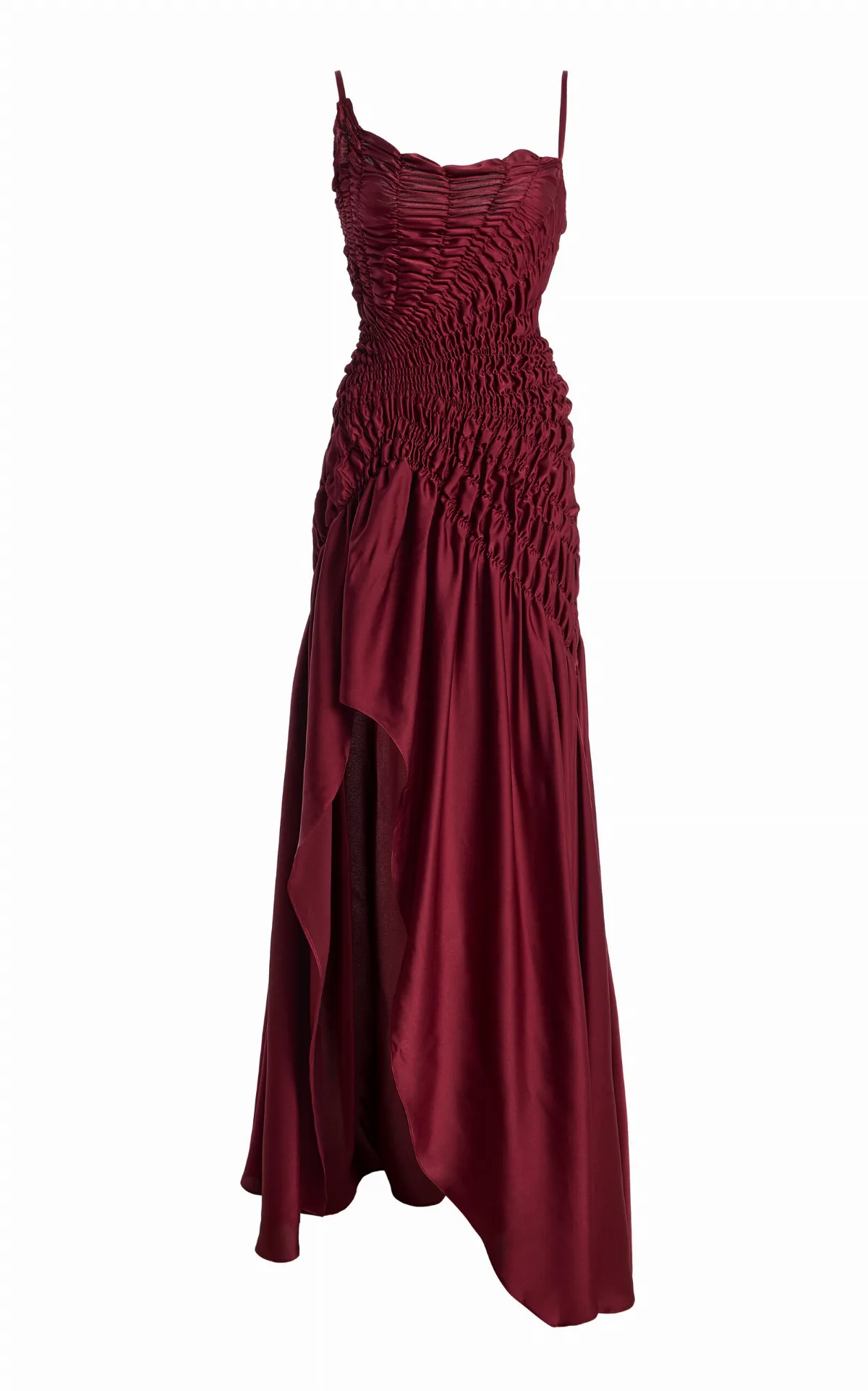 Eclipse Metallic Chiffon Maxi Dress