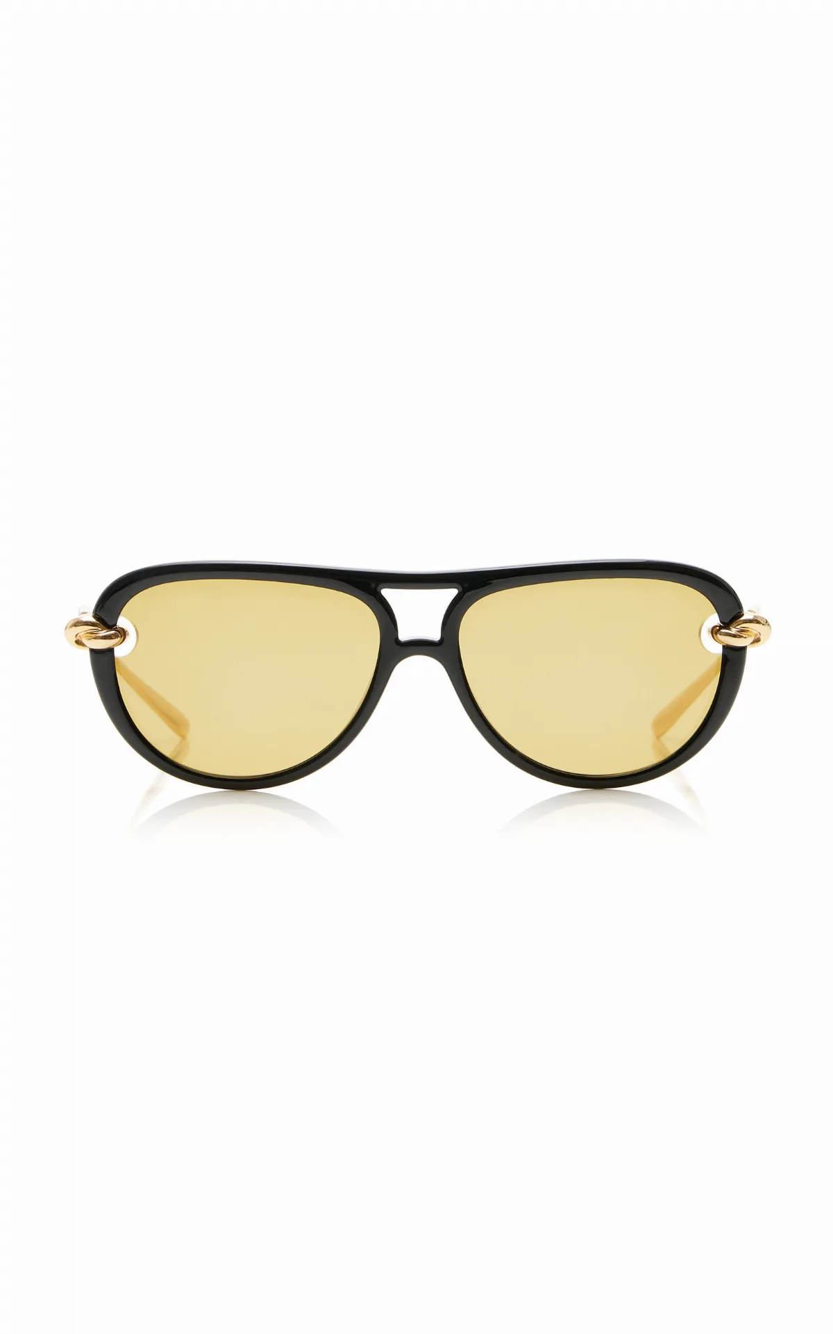 Aviator-Frame Sunglasses by Bottega Veneta