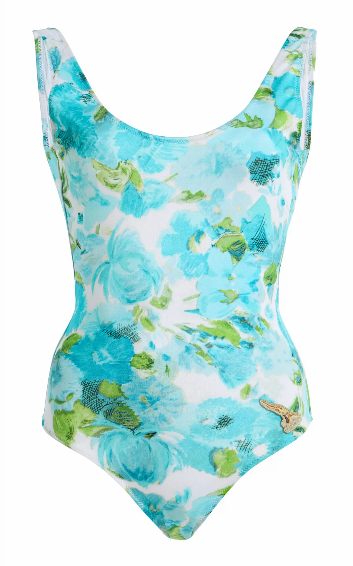 Floral-Print One-Piece Swimsuit by Chloé