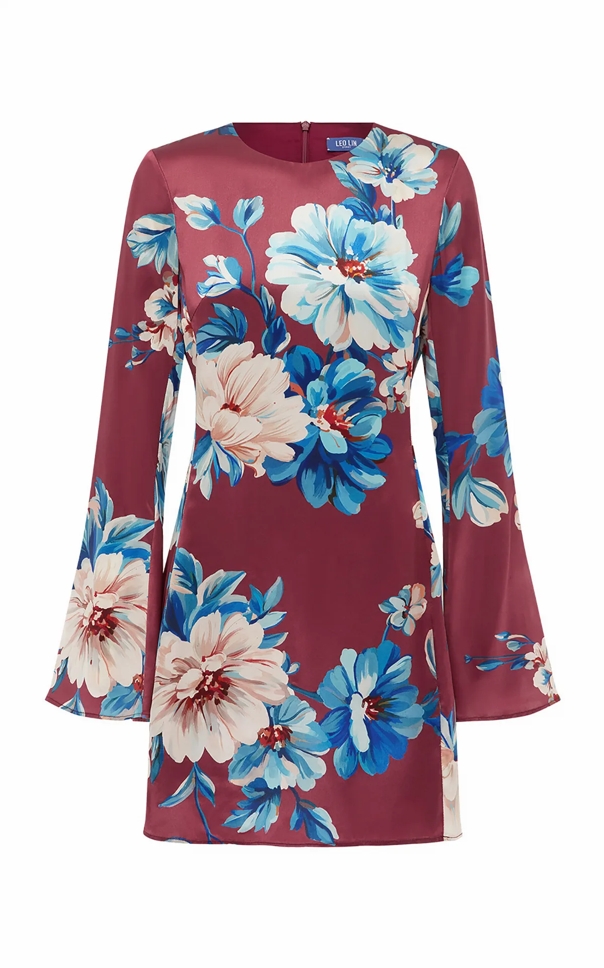 Suzanne Silk Mini Dress by Leo Lin