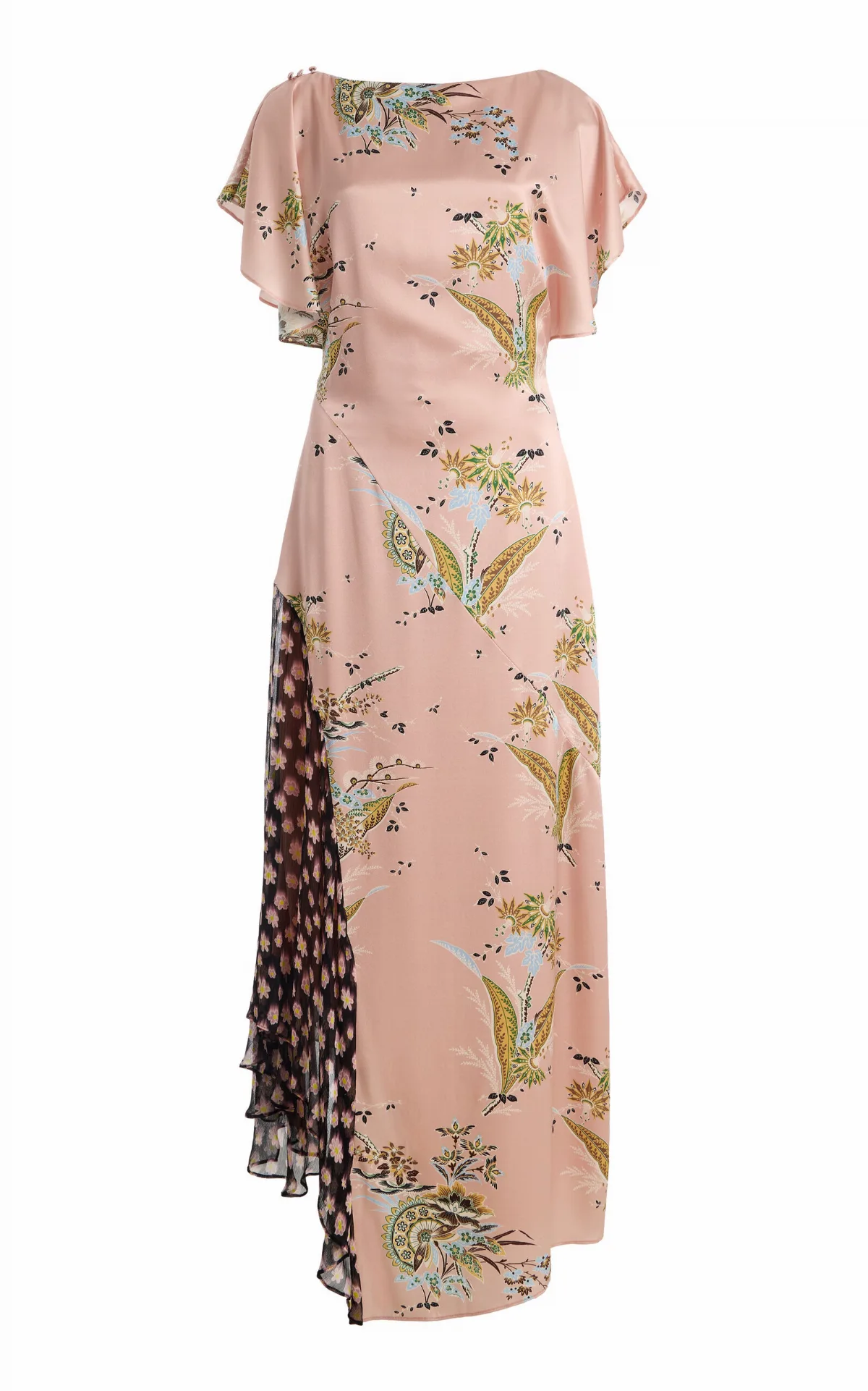 Fawn Stretch-Silk Maxi Dress by STAUD