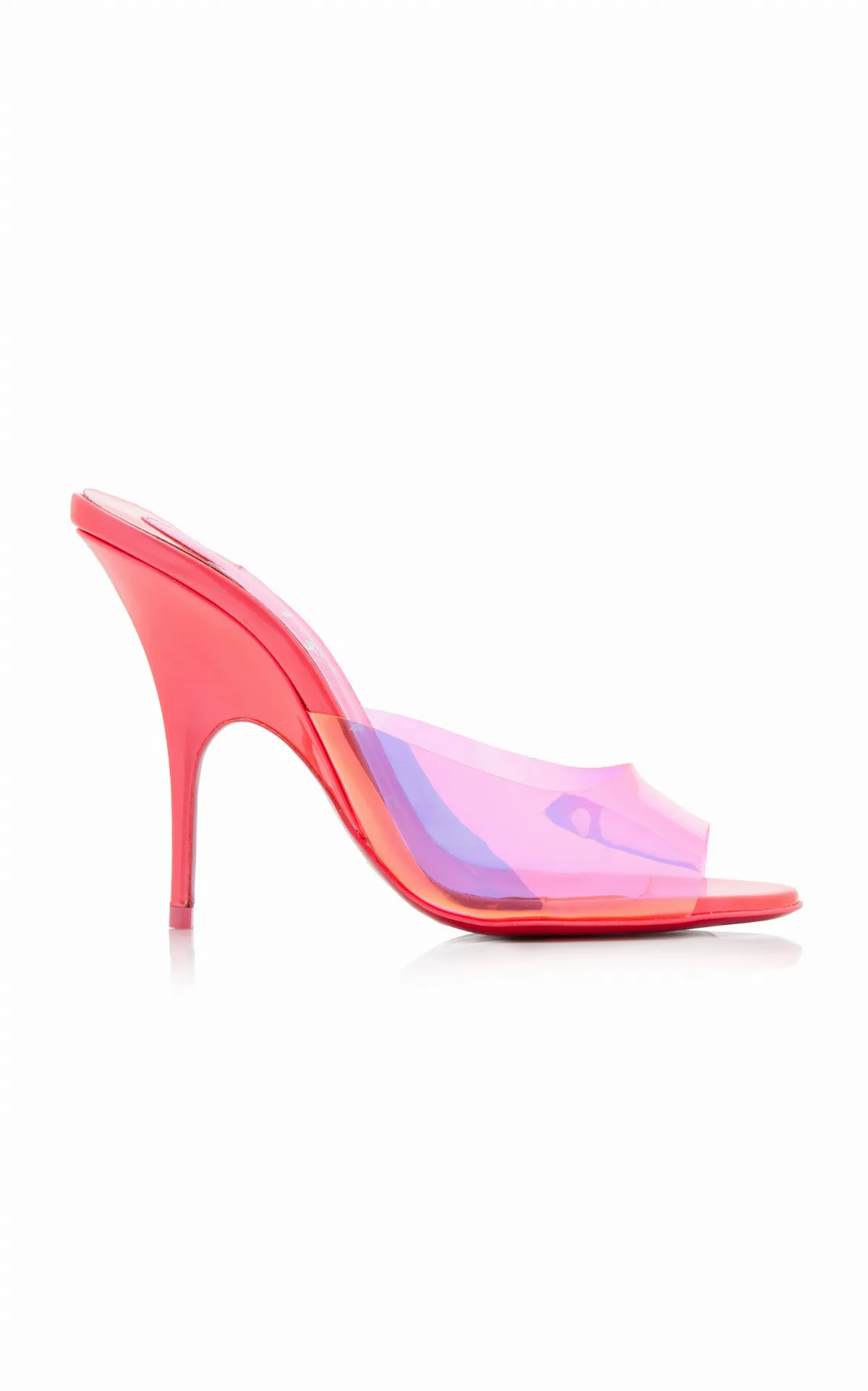 Just Arch 100mm Patent Leather and PVC Sandals by Christian Louboutin
