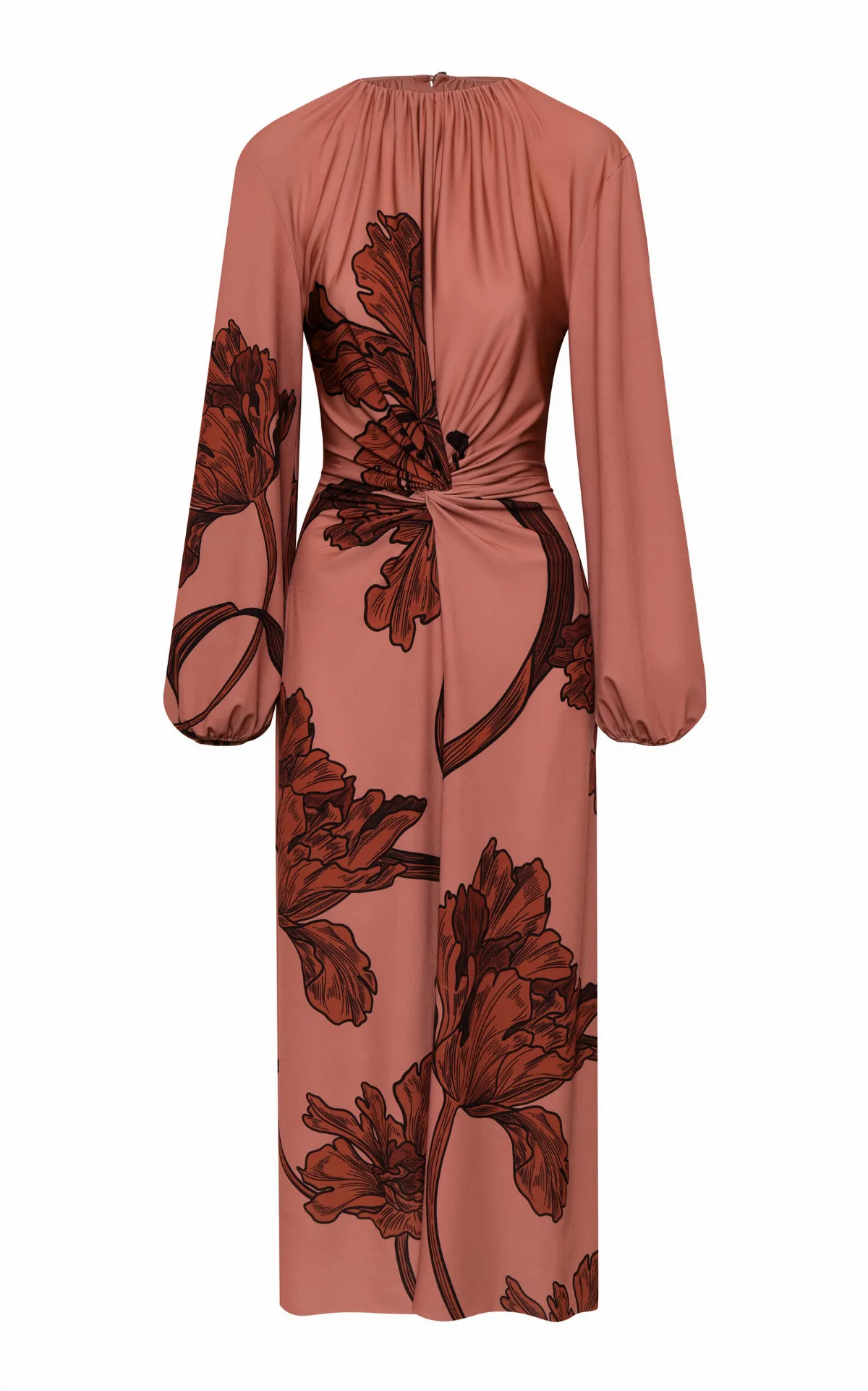 Llamado Por Ti Jersey Midi Dress by Andres Otalora