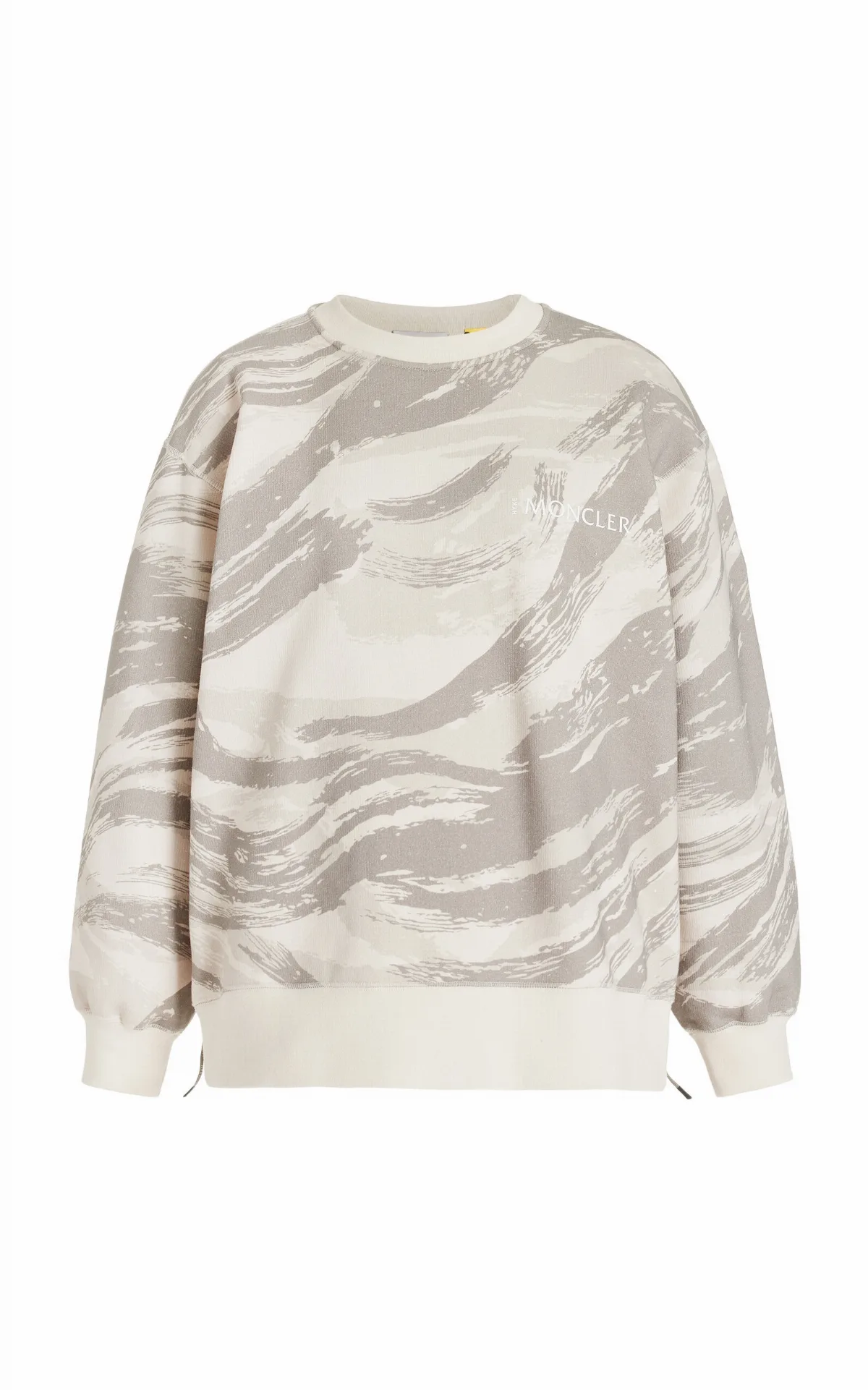 4 Moncler Hyke Camouflage Cotton Sweatshirt by Moncler Genius