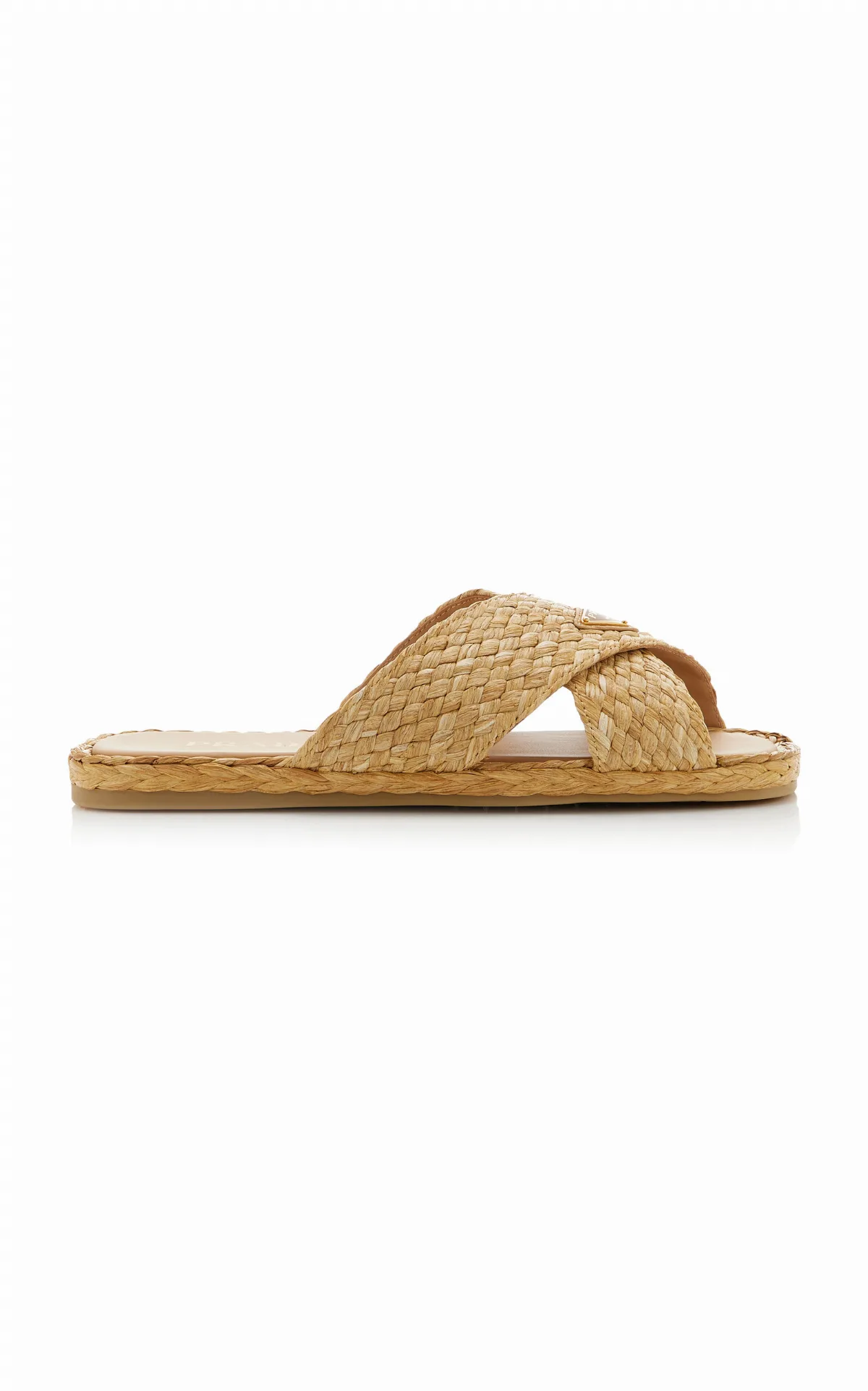 Raffia Sandals by Prada
