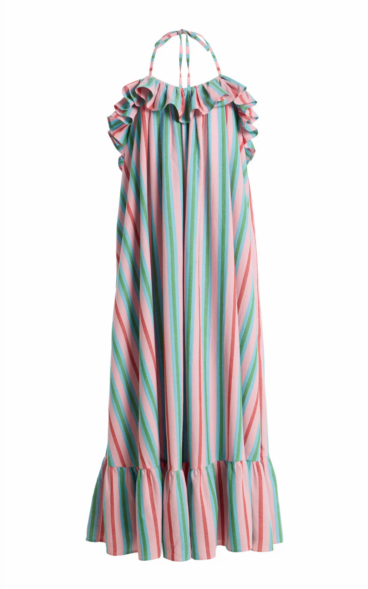 La Isla the Ruffled Cotton Slip Dress