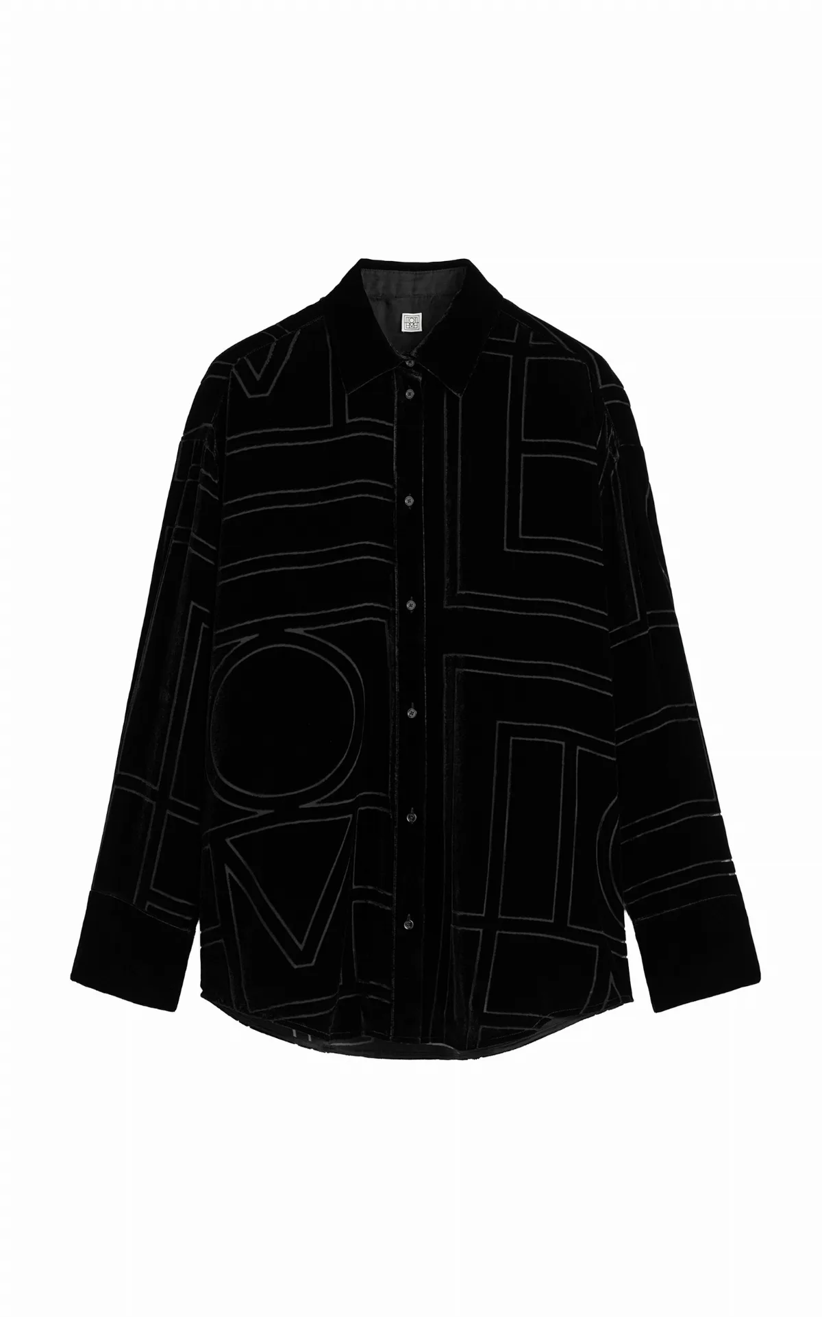Oversized Devoré Shirt by Toteme