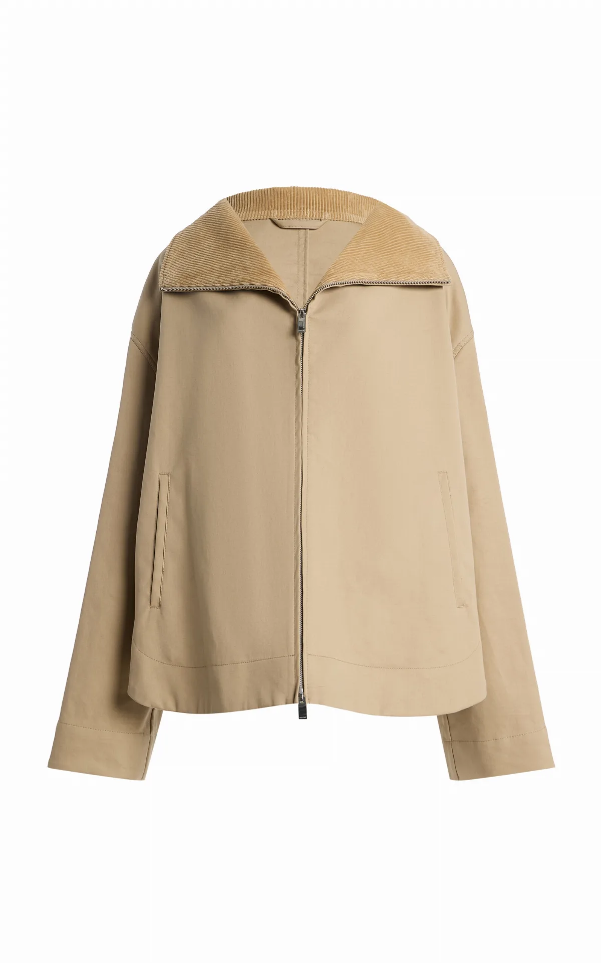 Zipped Country Cotton Jacket by Toteme