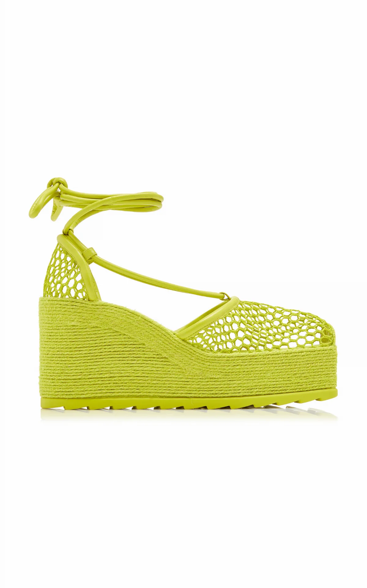 Lace-Up Wedge Espadrilles by Bottega Veneta