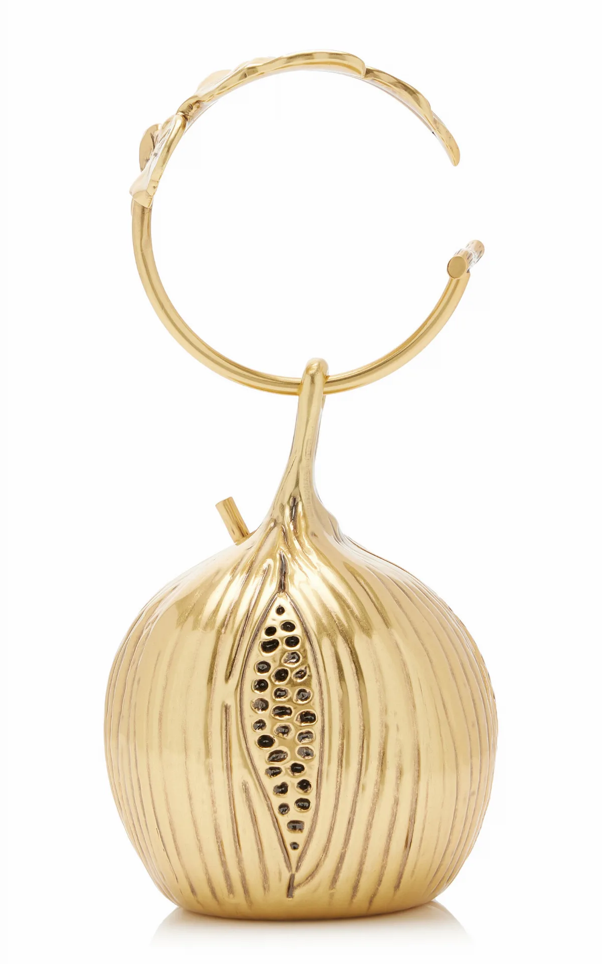 Fico Antique Metal Clutch Bag by Cult Gaia
