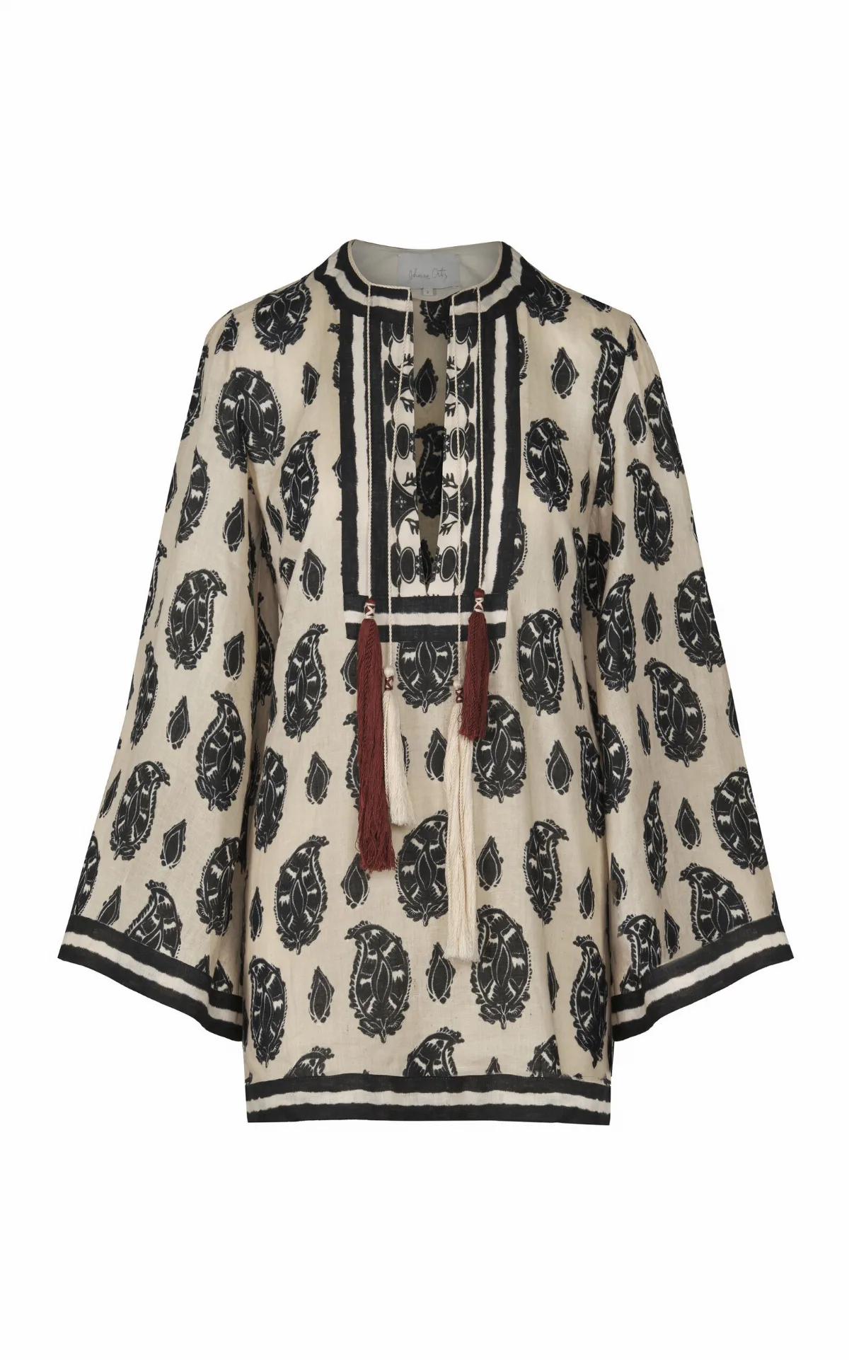 Caretaker of the Jungle Printed Linen Mini Dress by Johanna Ortiz