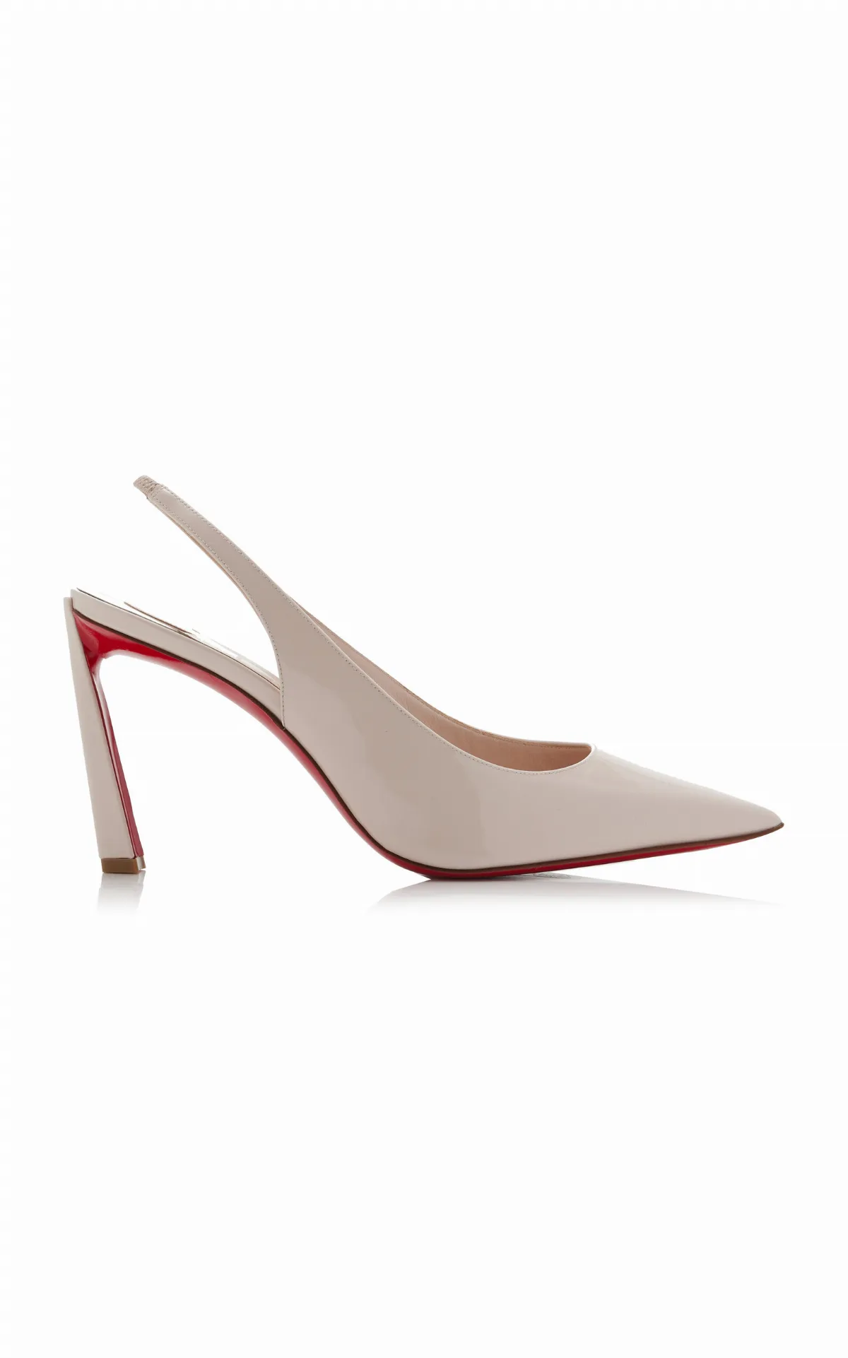 Condora 85mm Patent Leather Slingback Pumps by Christian Louboutin