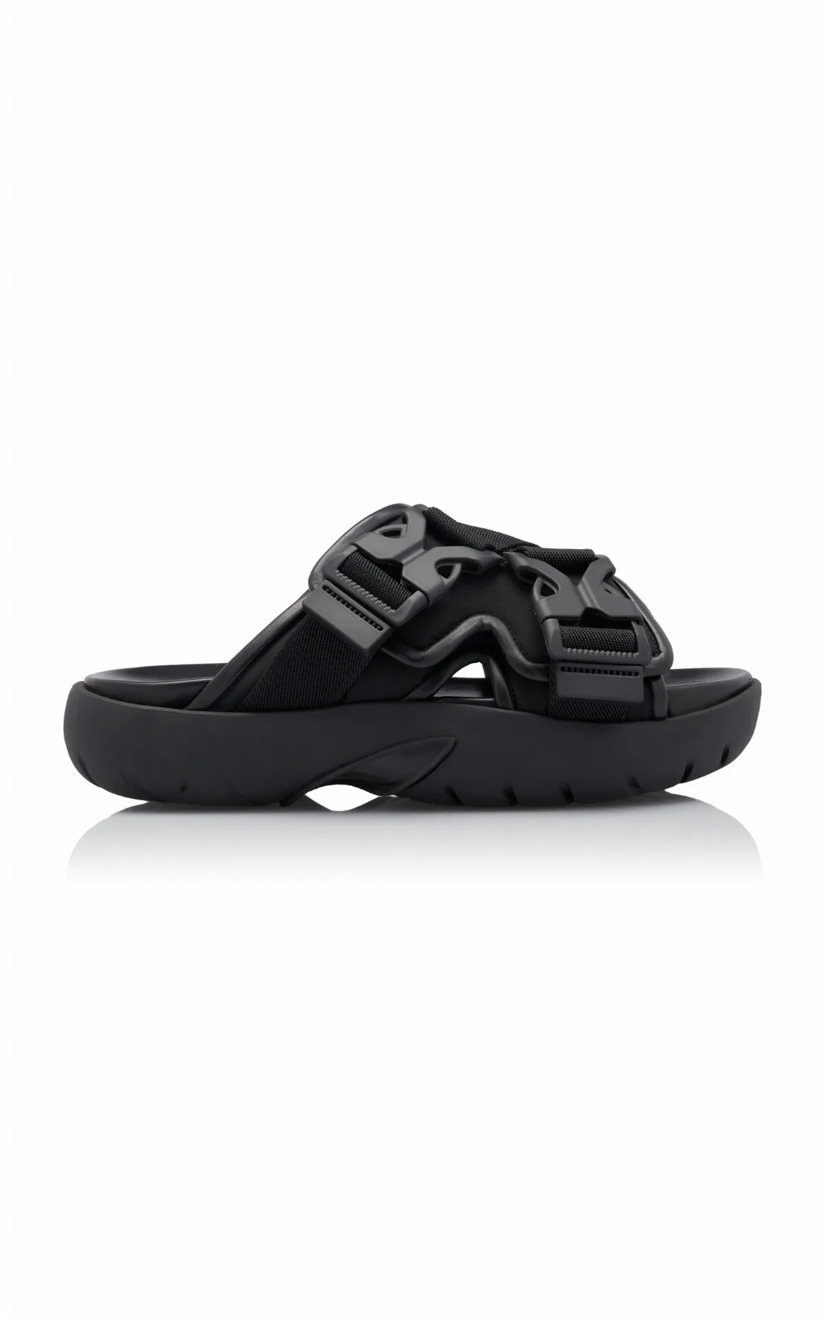 Nylon Slide Sandals by Bottega Veneta