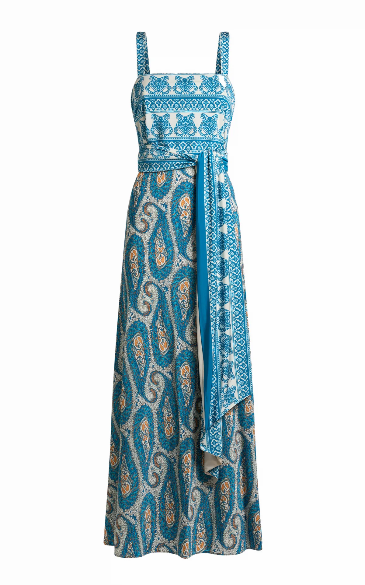 Wrapped Jersey Maxi Dress by Etro