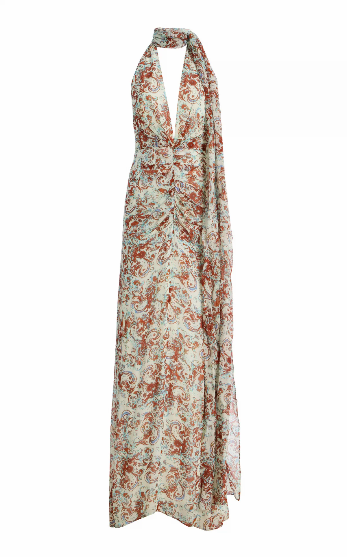 La Isla Formentera Chiffon Maxi Dress by De La Vali