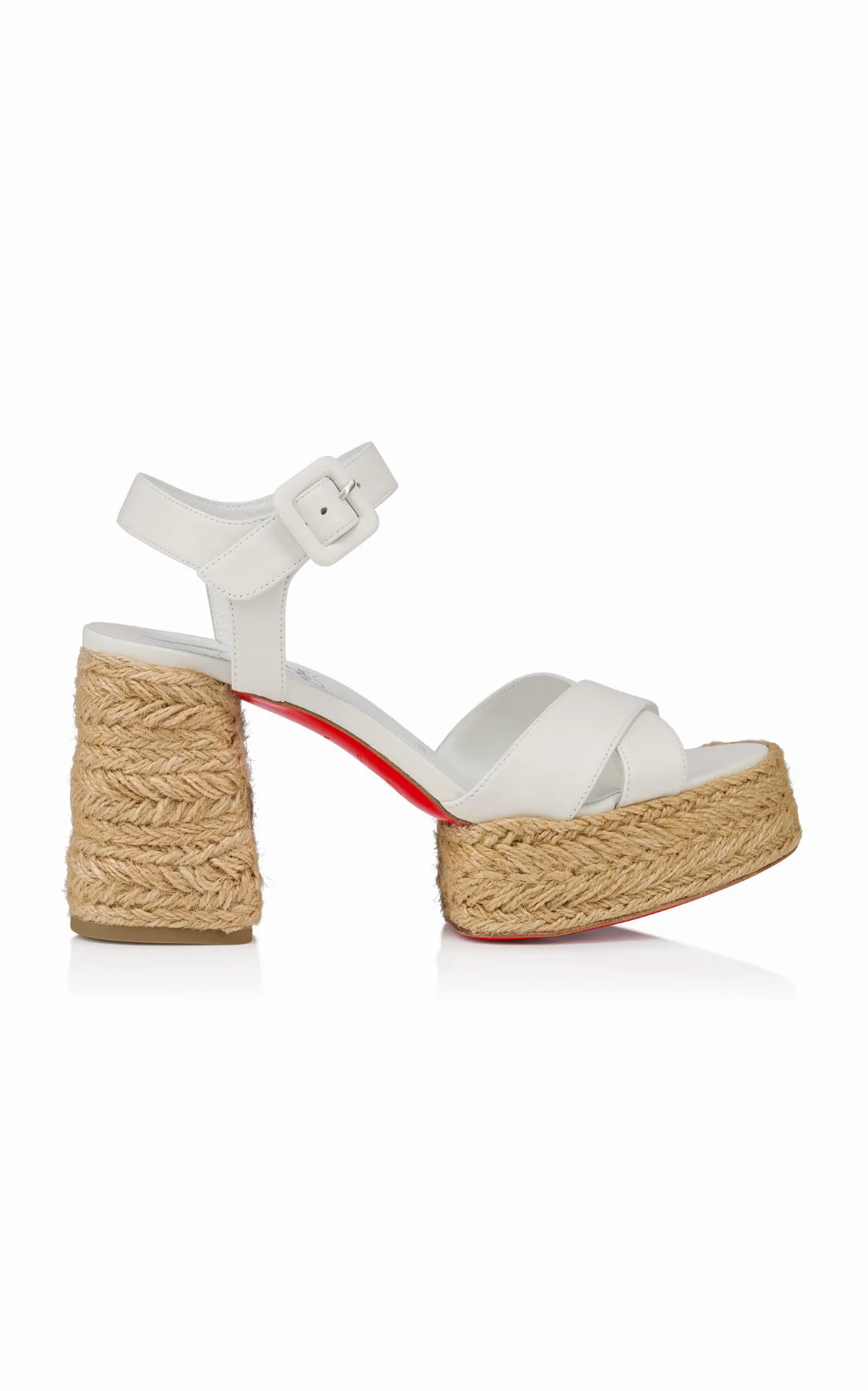 Calakala 85mm Platform Leather Sandals by Christian Louboutin