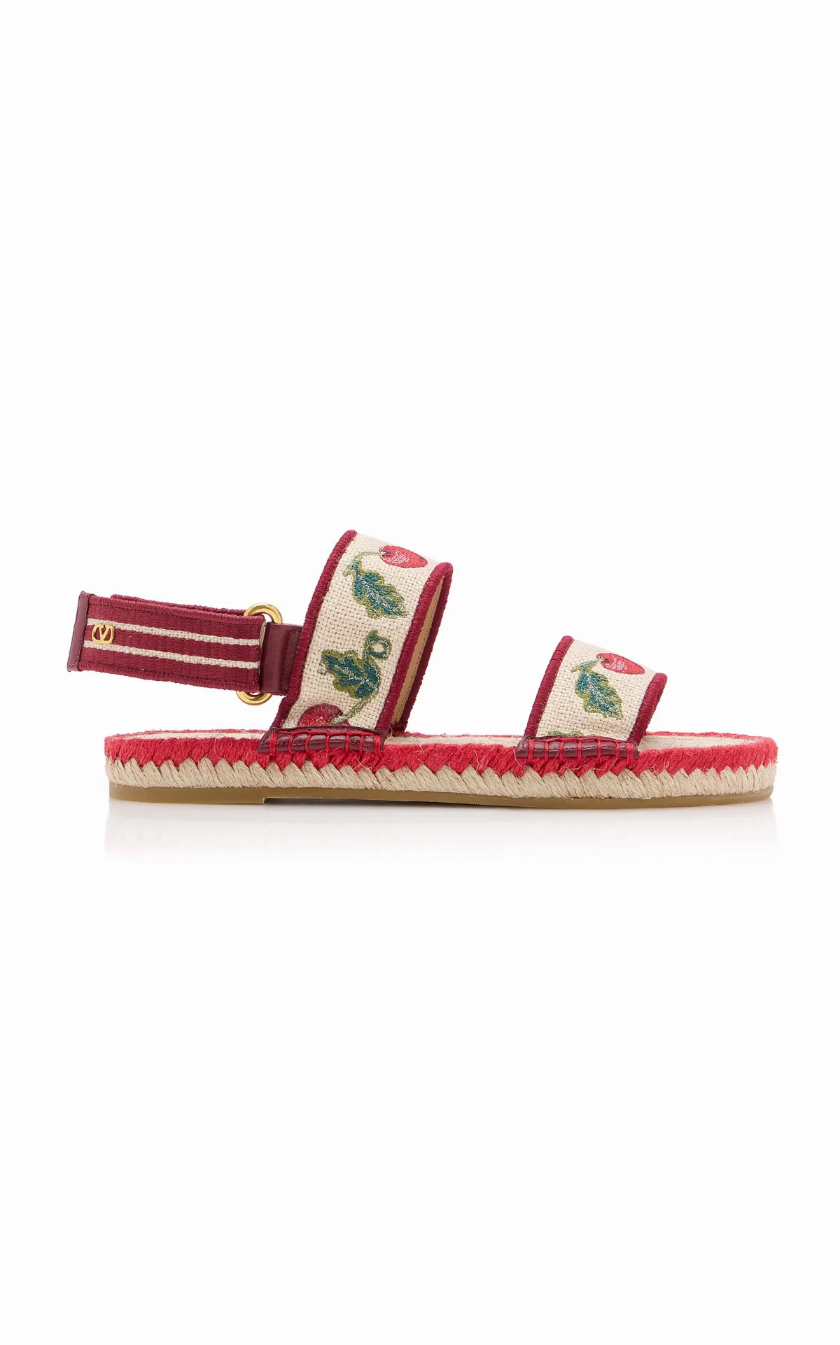 VLogo Signature Cherryfic Espadrille Sandals by Valentino Garavani
