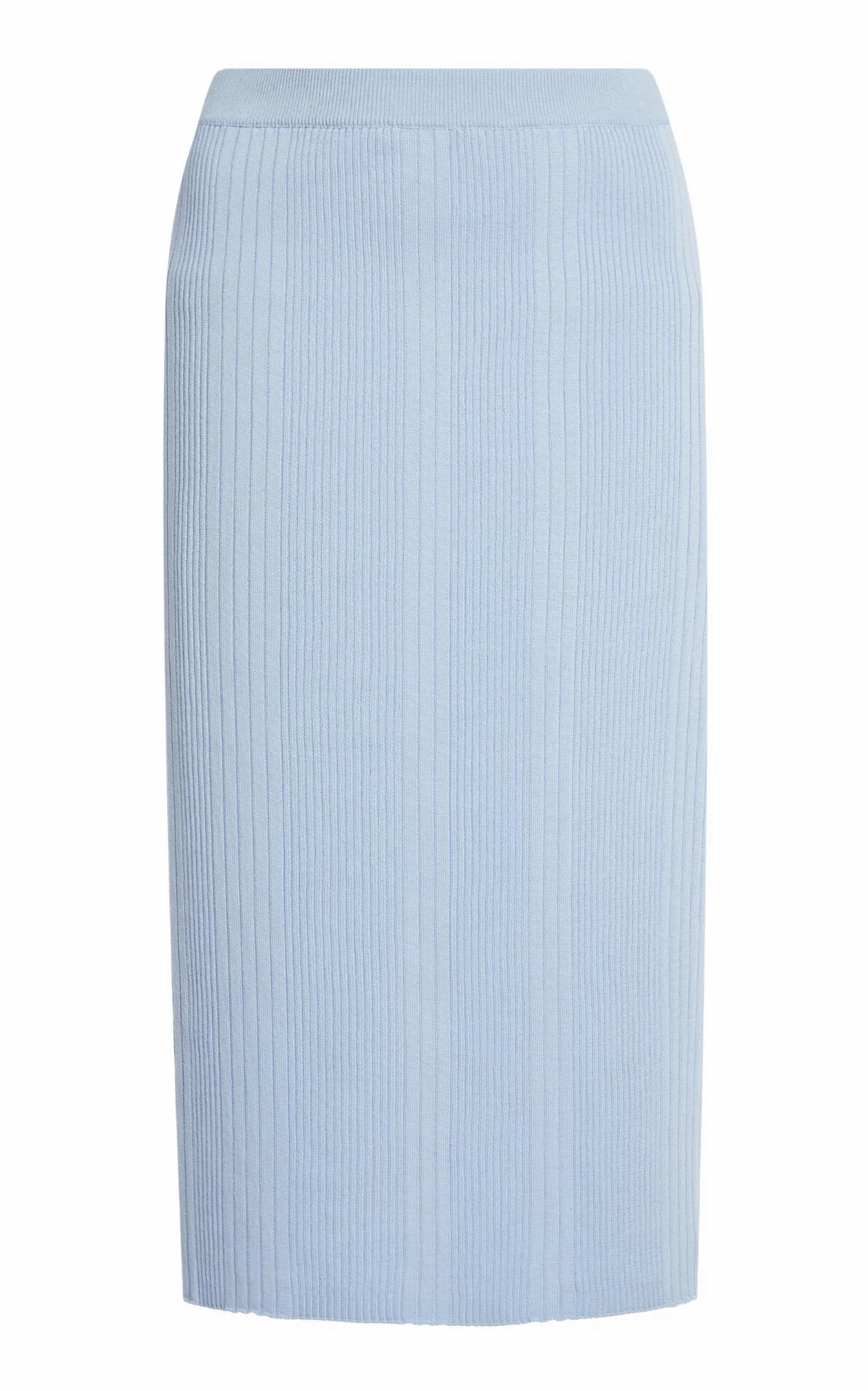 Ribbed Cotton Midi Skirt by Bottega Veneta