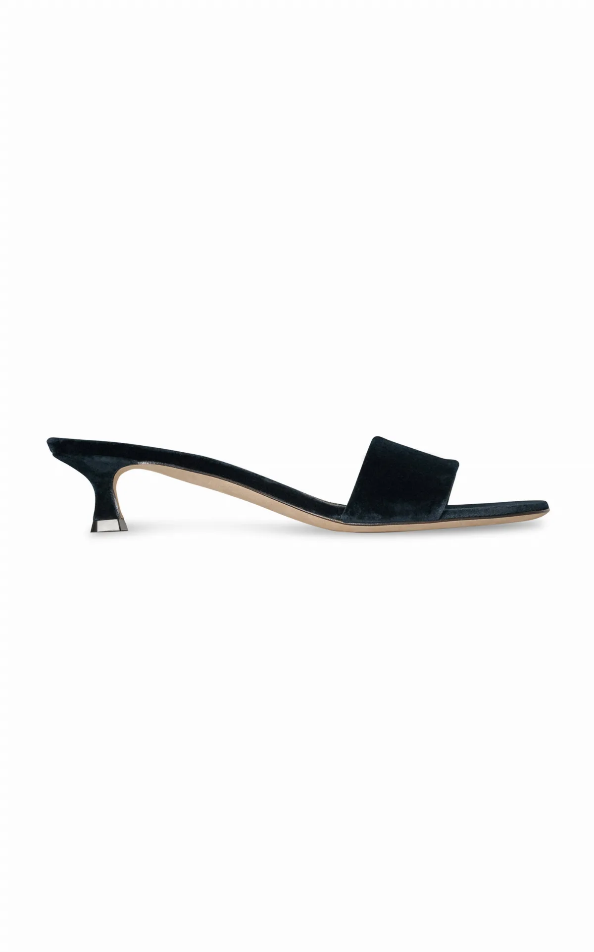 Combo Slide Two Velvet Sandals by The Row