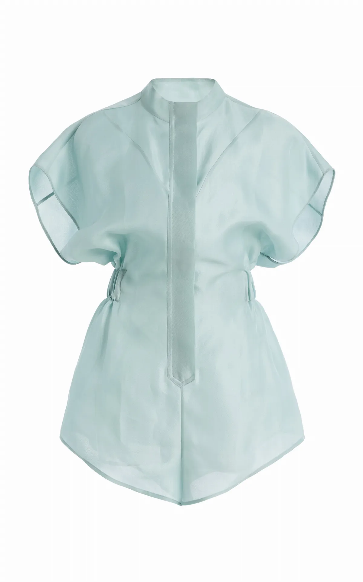 Racer Silk Gazar Playsuit by Temily