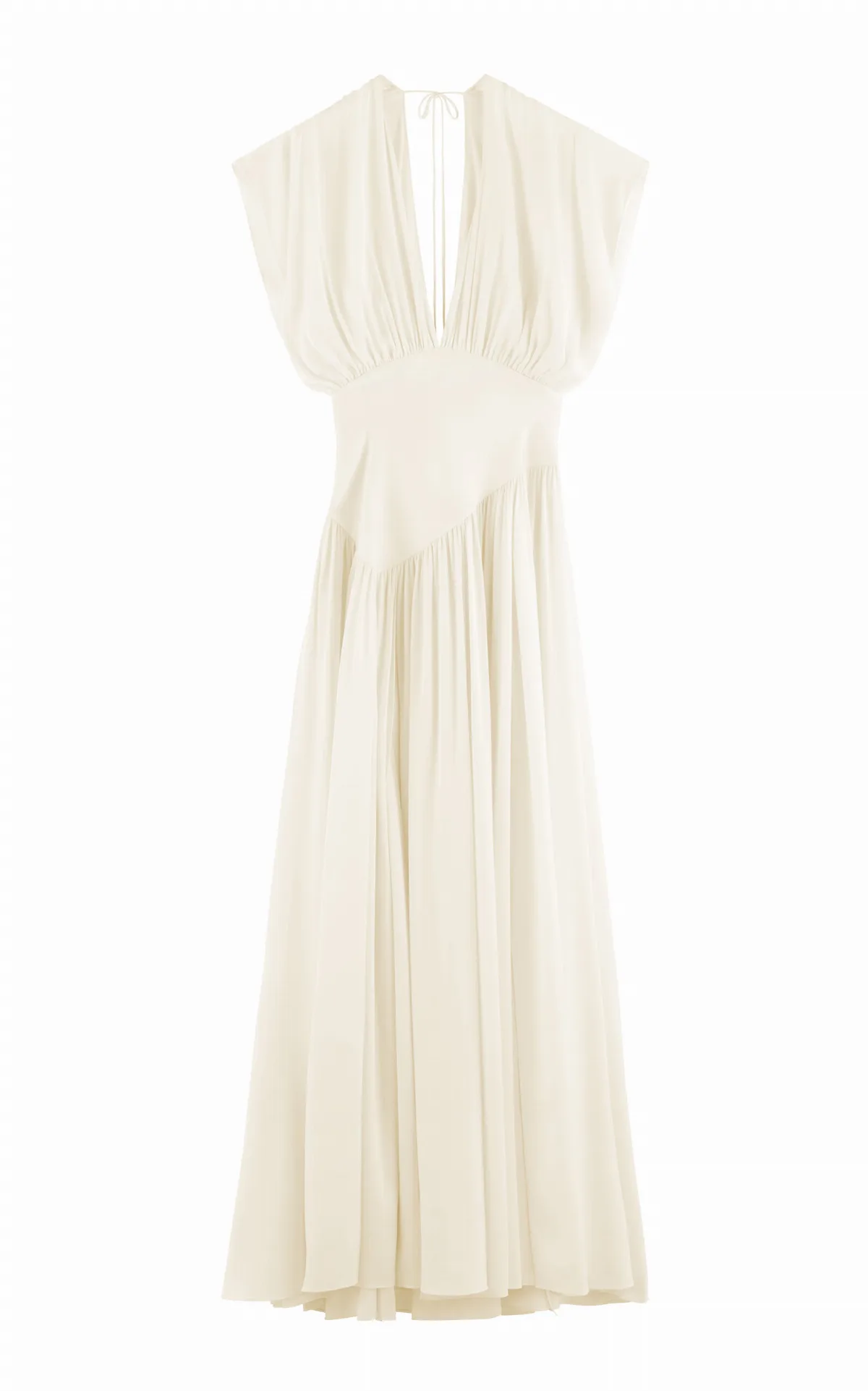 Maxi Silk-Blend Maxi Dress