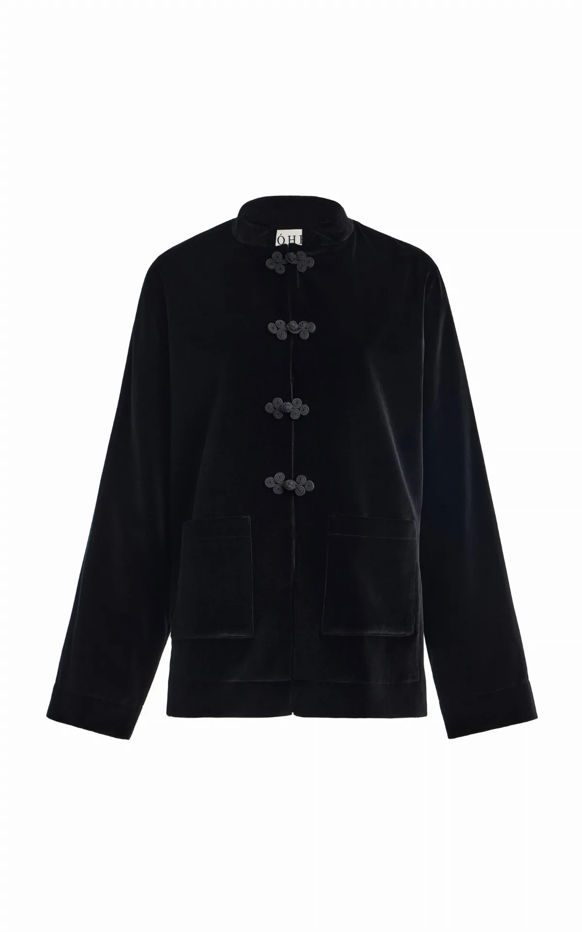 Pankou Closure Velvet Jacket by Róhe