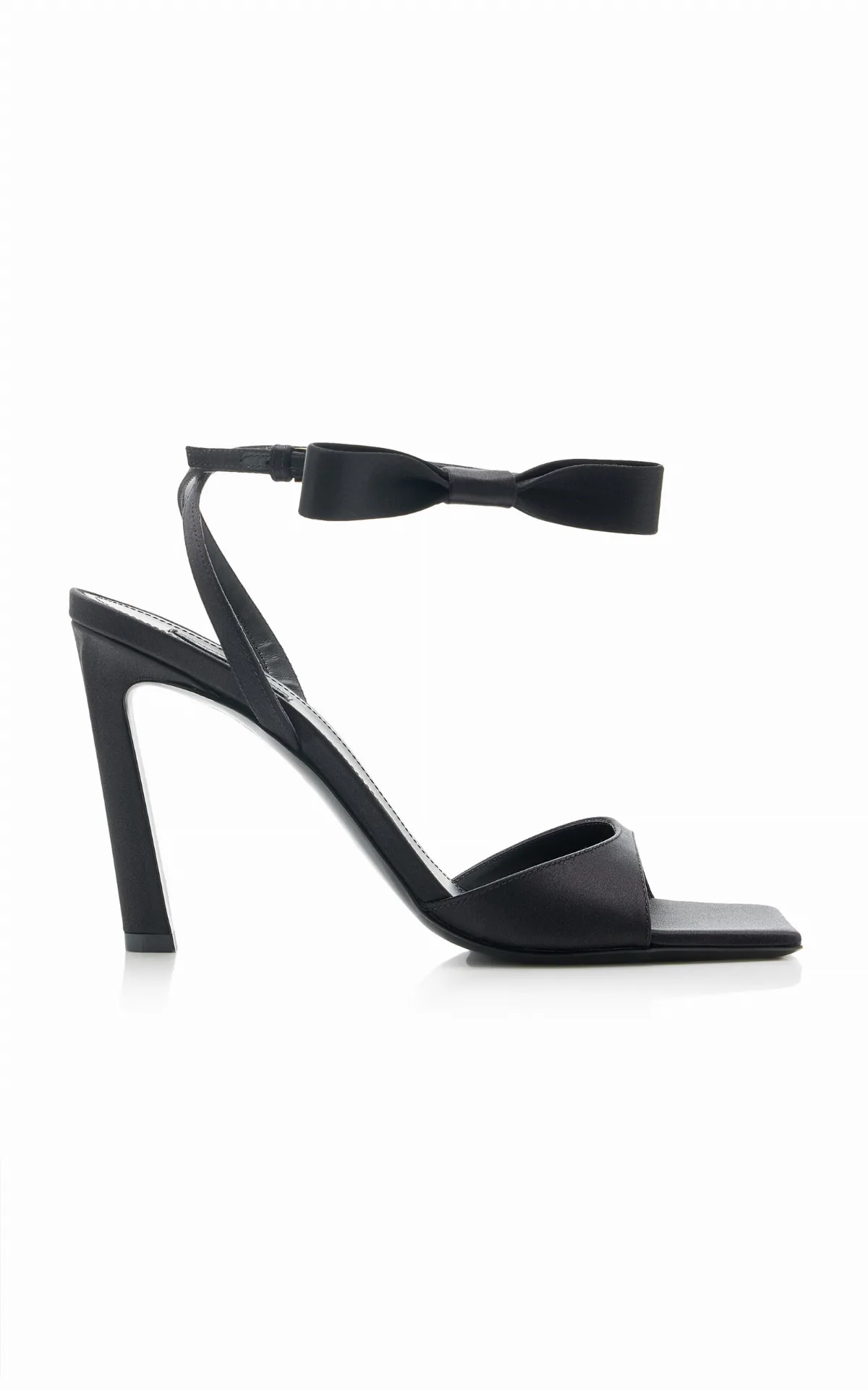 Naked Bow Satin Sandals by Givenchy