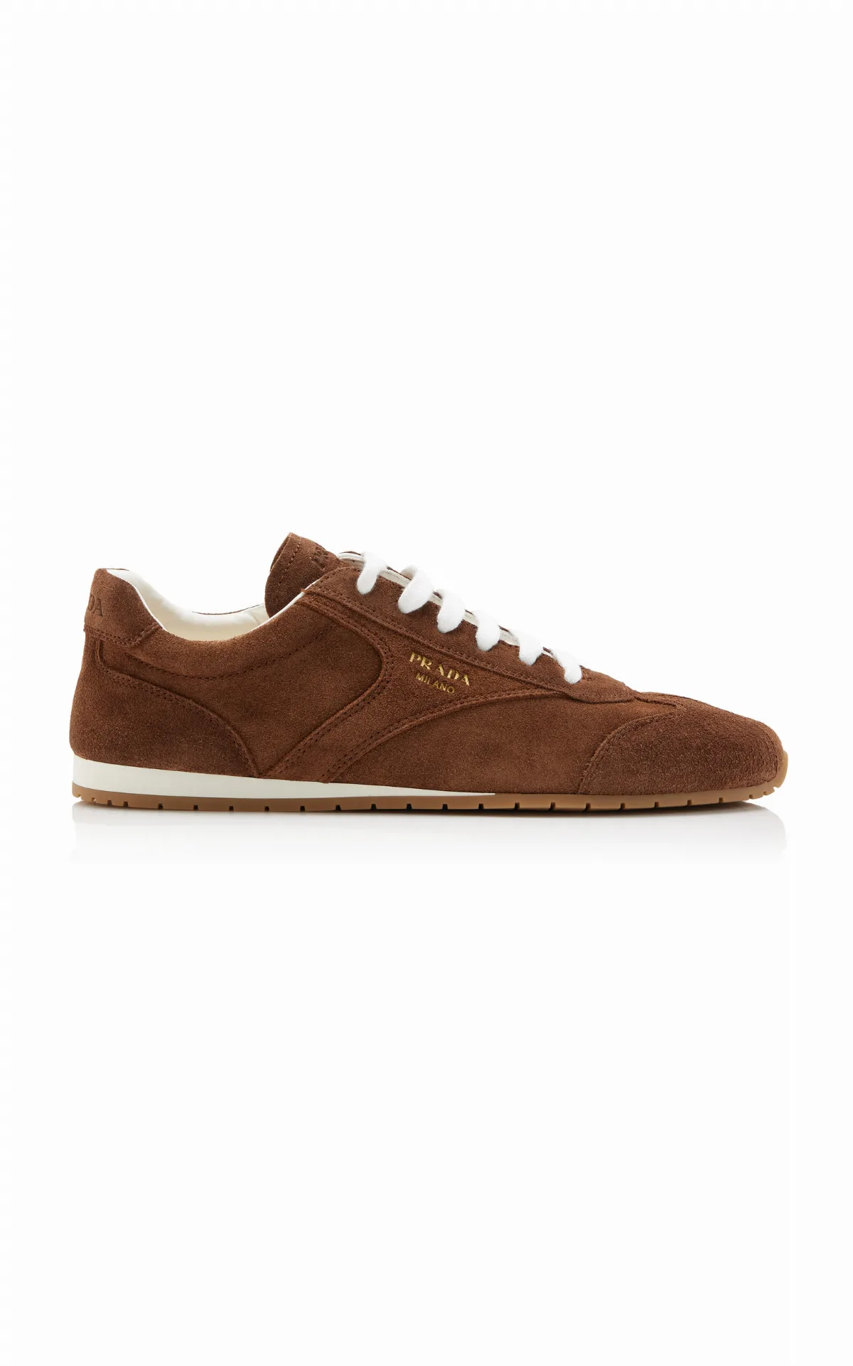 Suede Sneakers by Prada