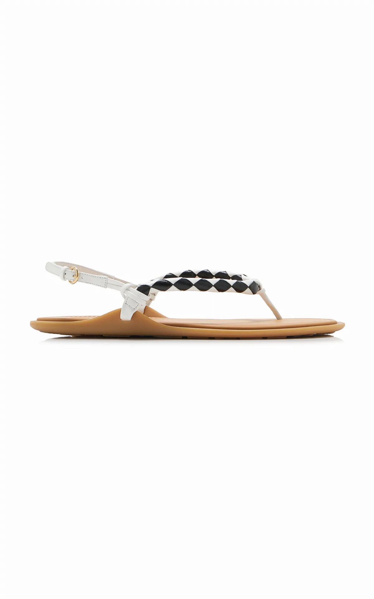 Leather Sandals by Miu Miu
