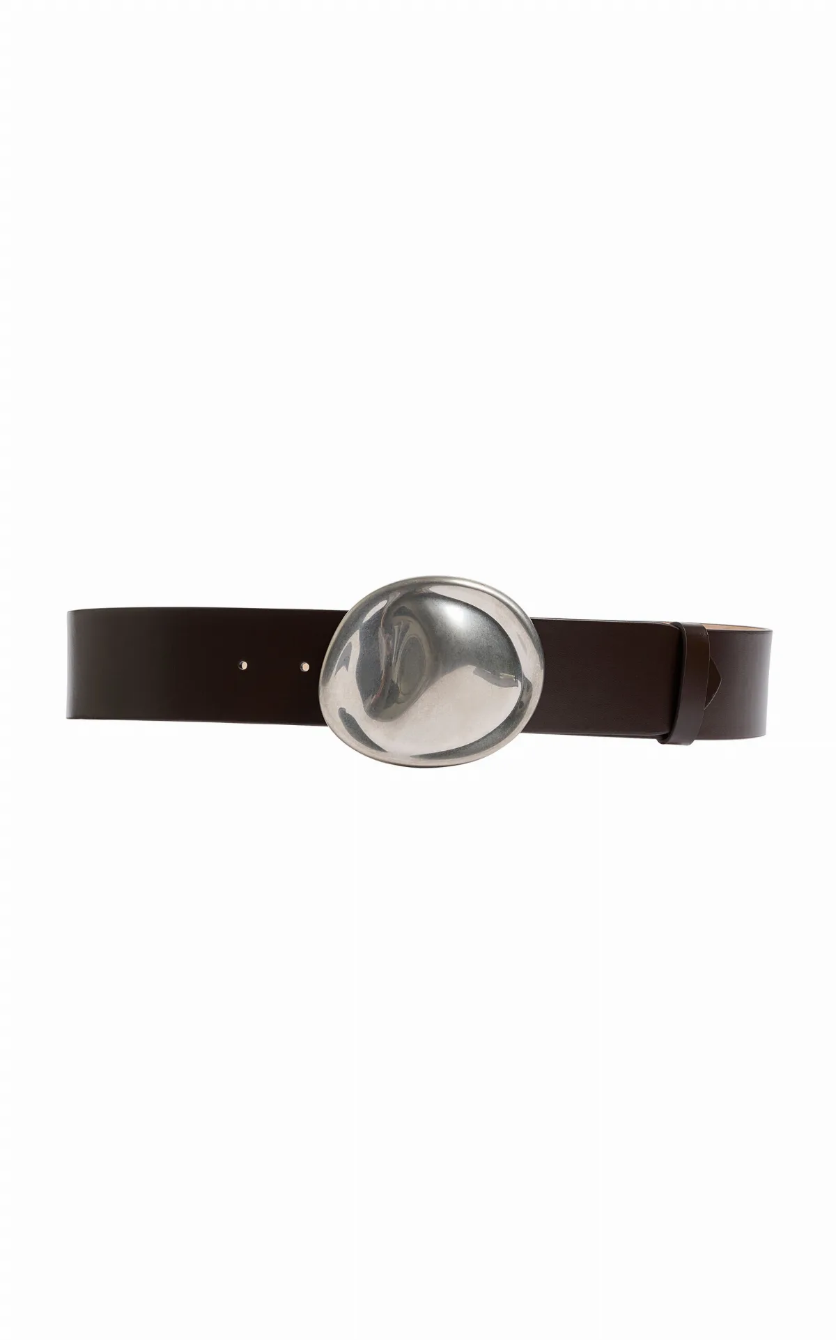 Keefe Leather Belt by Khaite