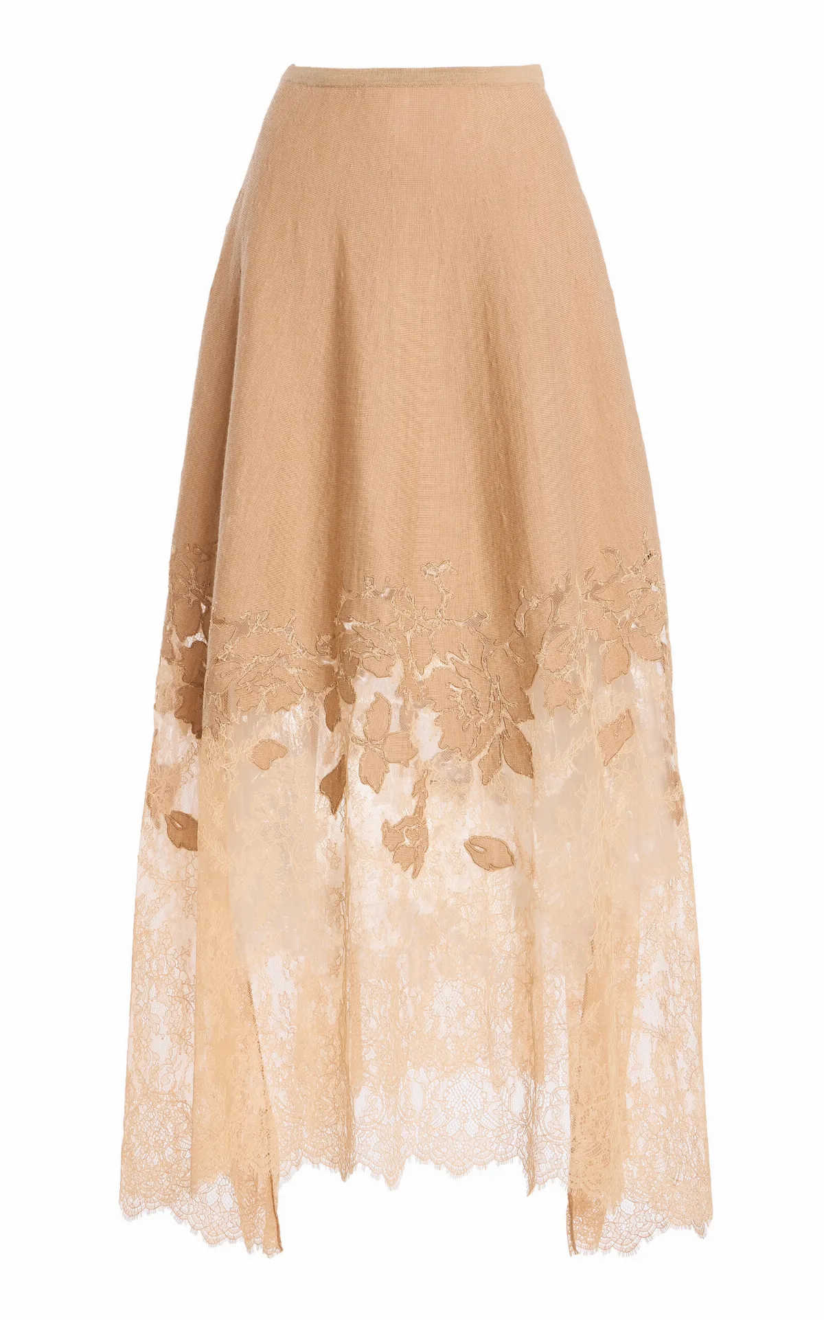 Josina Merino Wool Lace Maxi Skirt by Ulla Johnson